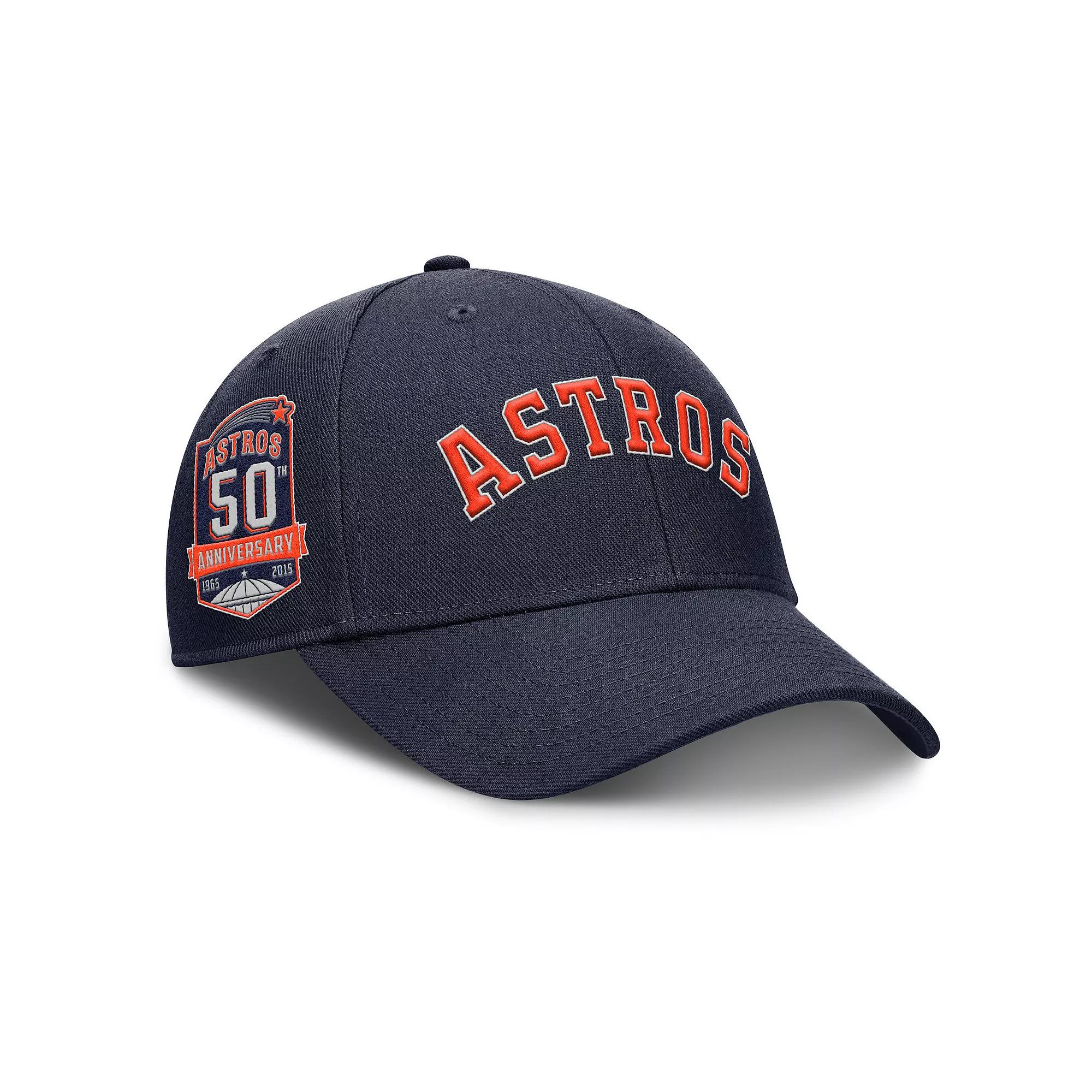 Men's Nike Navy Houston Astros Rise Gaberdine Adjustable Hat, Size: Medium/Large, Blue Product Image