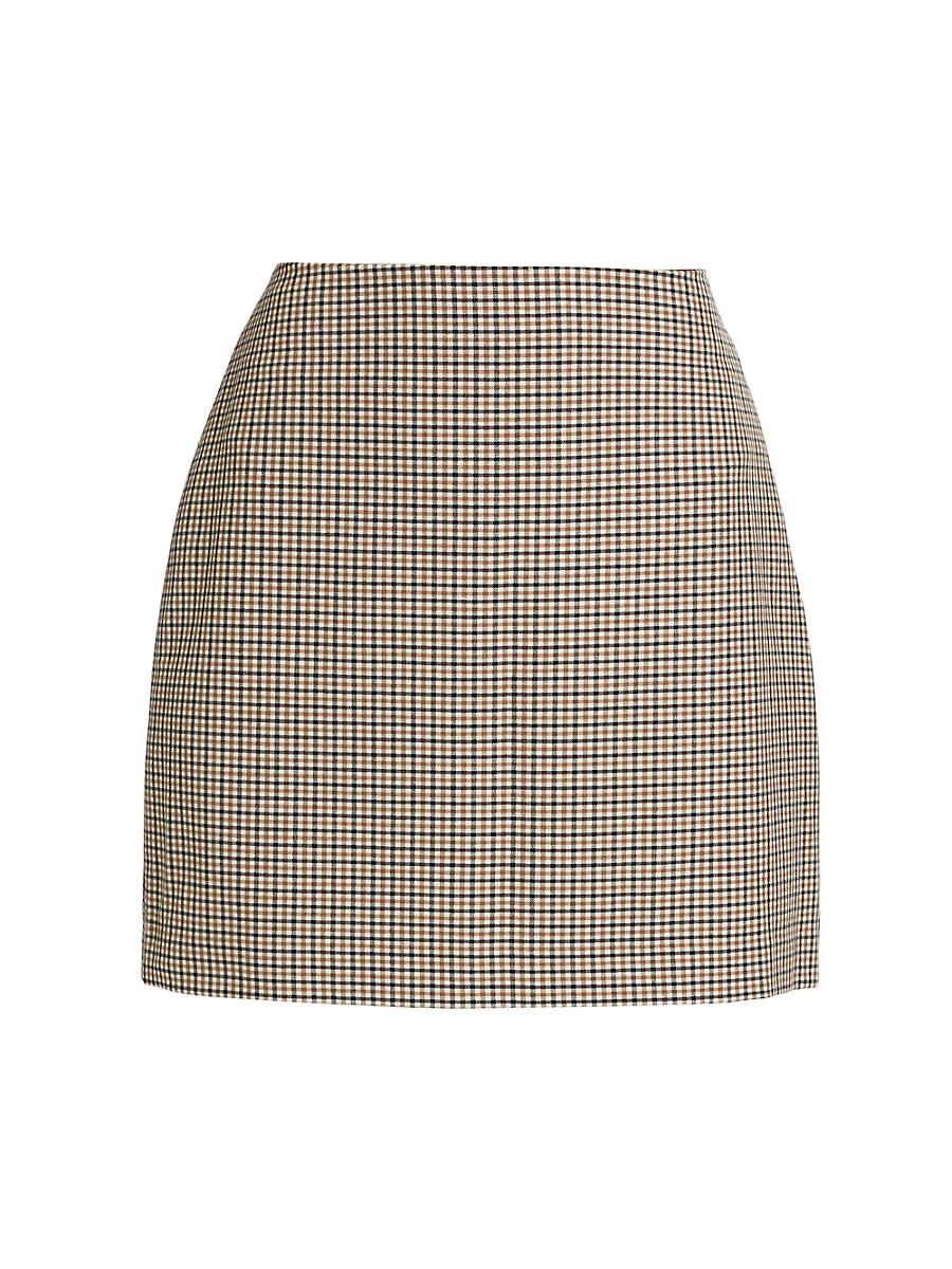Womens Maris Plaid Miniskirt Product Image