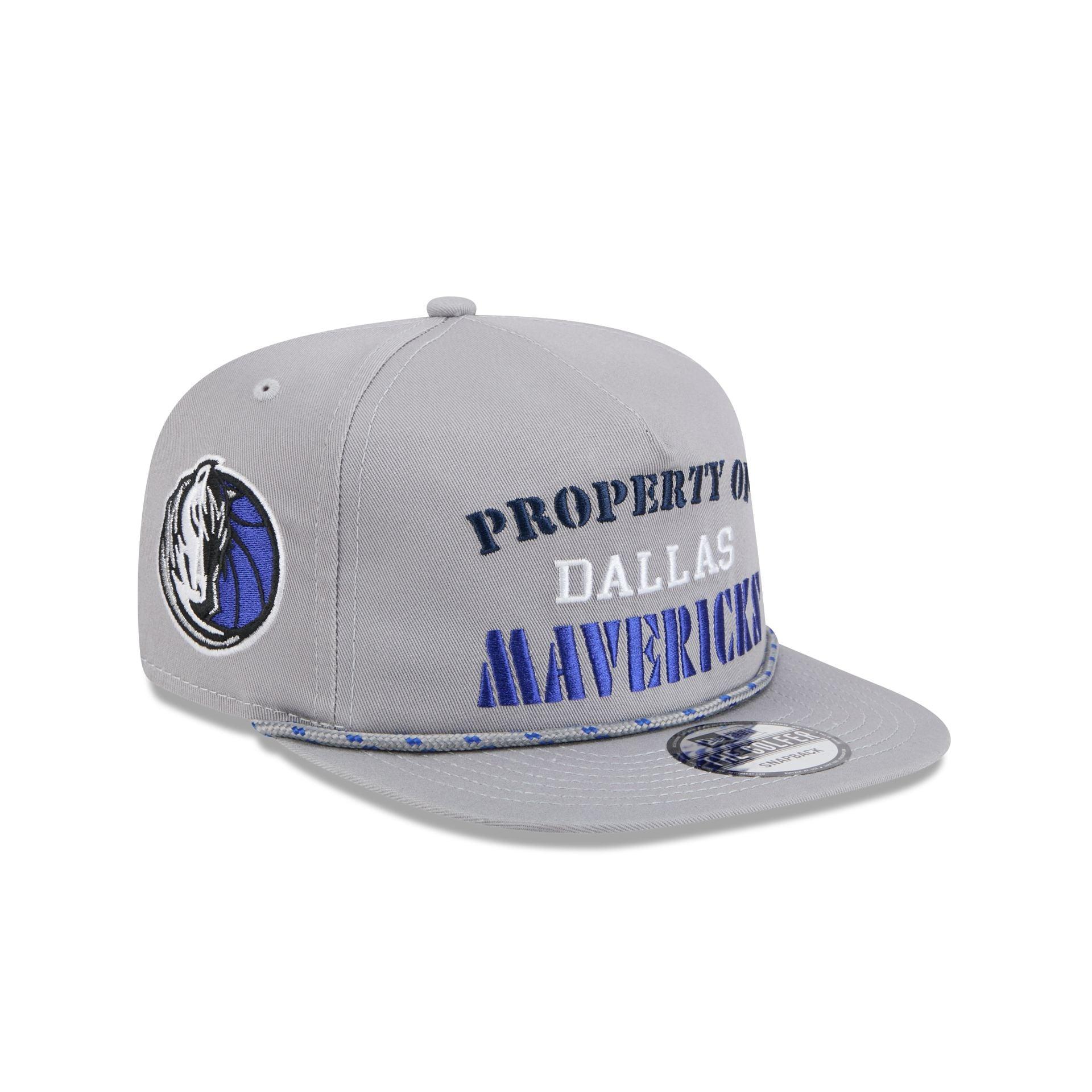 Dallas Mavericks Vintage Gray Rope Golfer Hat Male Product Image