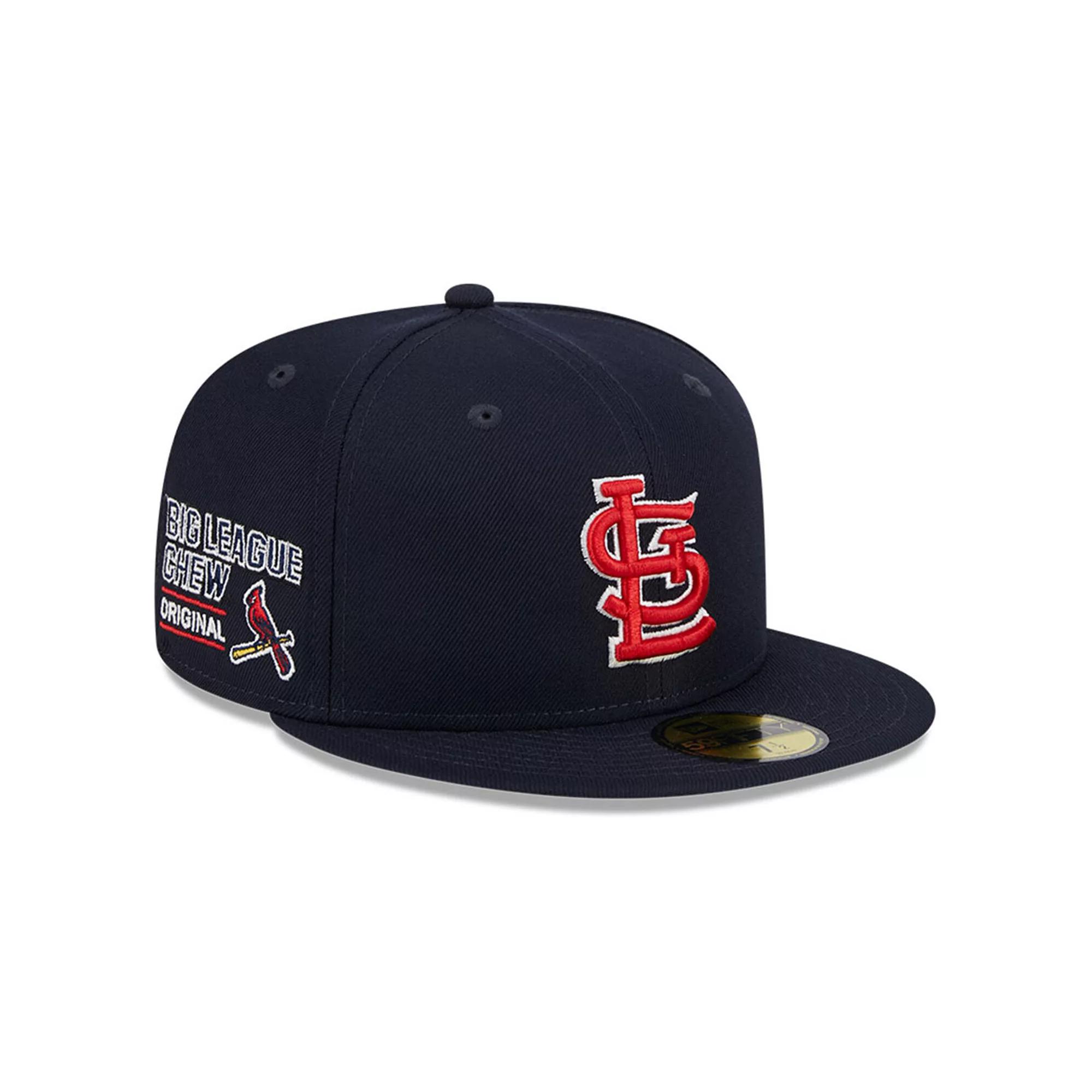 Men's New Era Navy St. Louis Cardinals Big League Chew Team 59FIFTY Fitted Hat, Size: 7 1/4, Blue Product Image