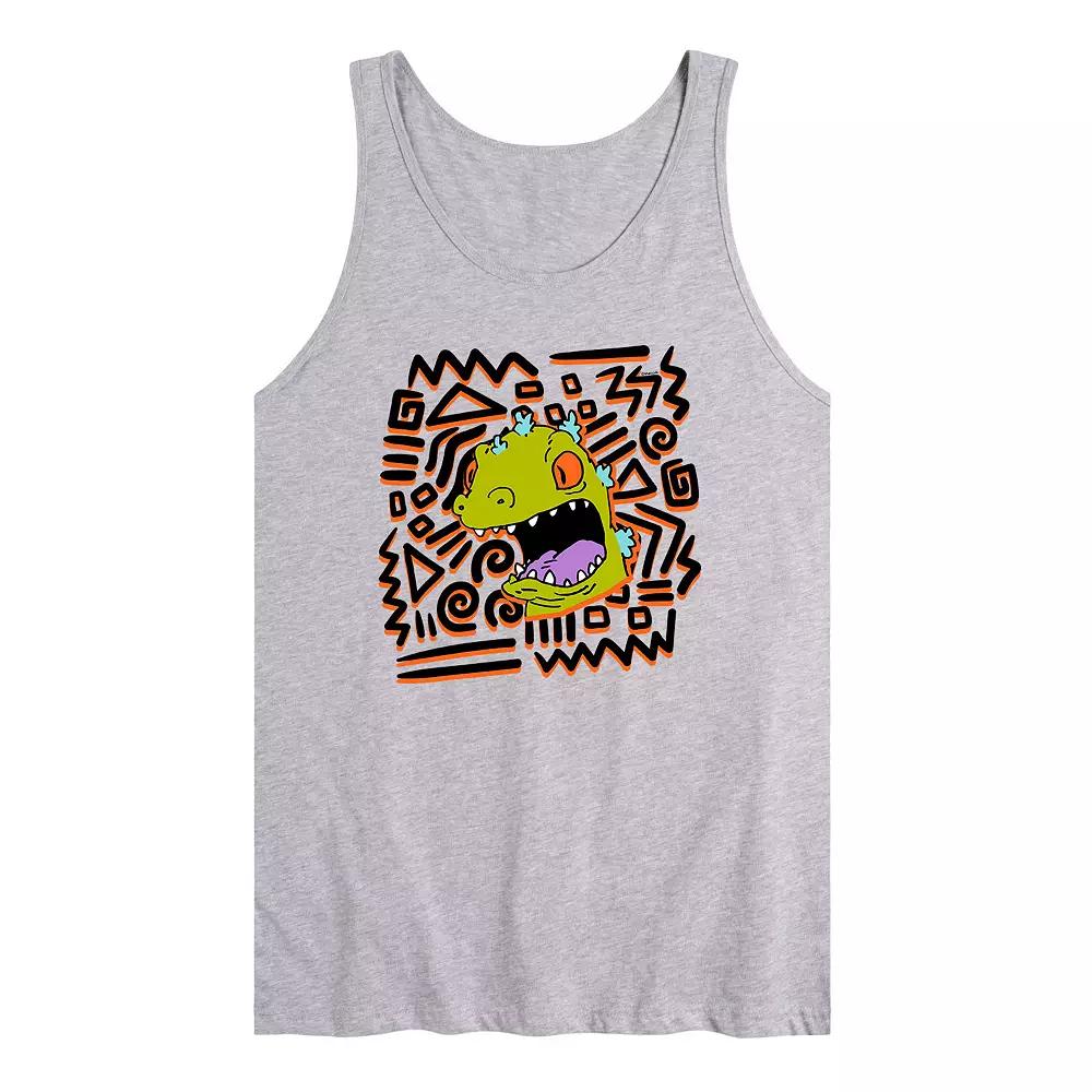 Men's Rugrats Reptar Swirl Tank Top,  Product Image