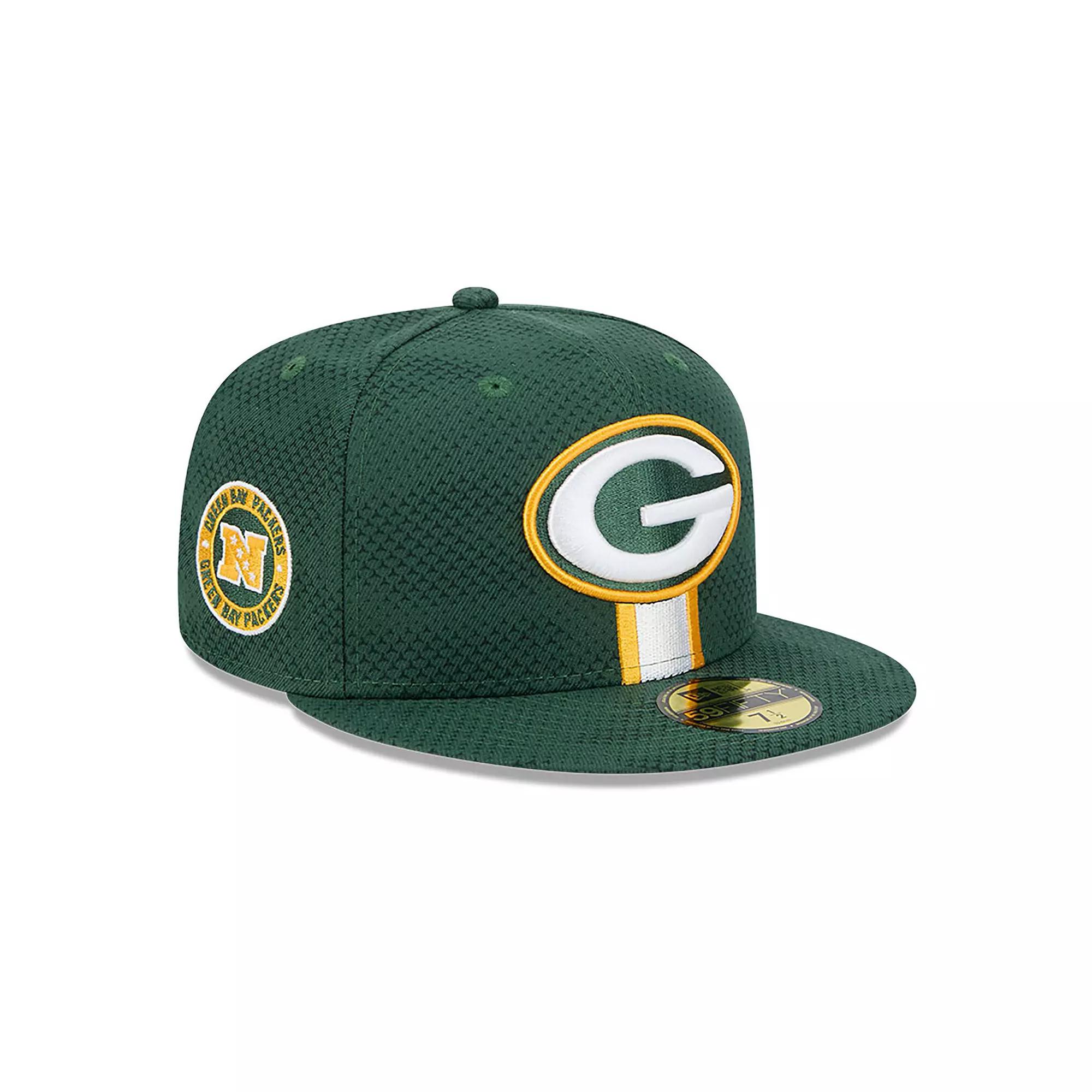 Men's New Era  Green Green Bay Packers 2024 Sideline 59FIFTY Fitted Hat, Size: 7 3/8 Product Image