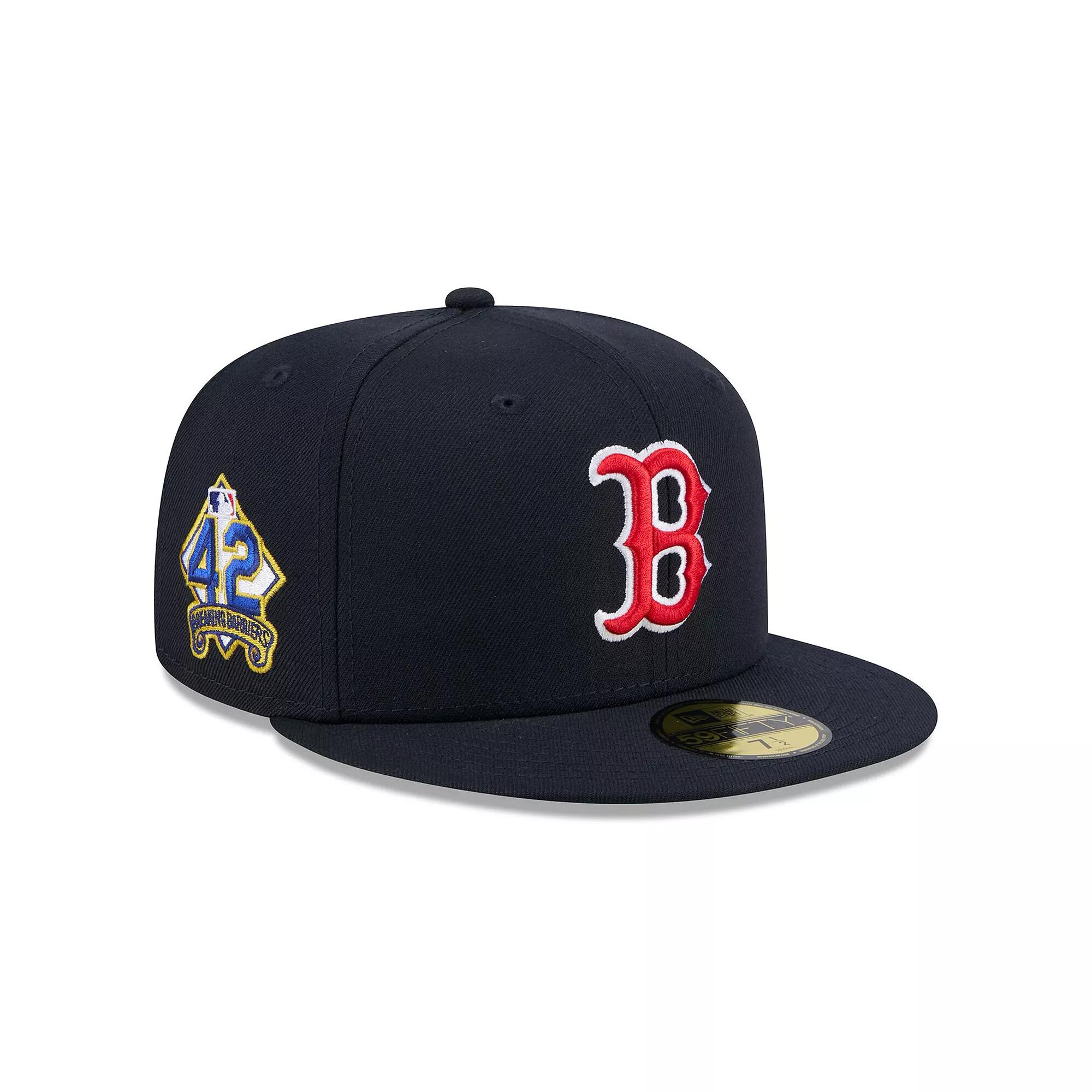 Men's New Era Navy Boston Red Sox 2025 Jackie Robinson Day 59FIFTY Fitted Hat,  Product Image