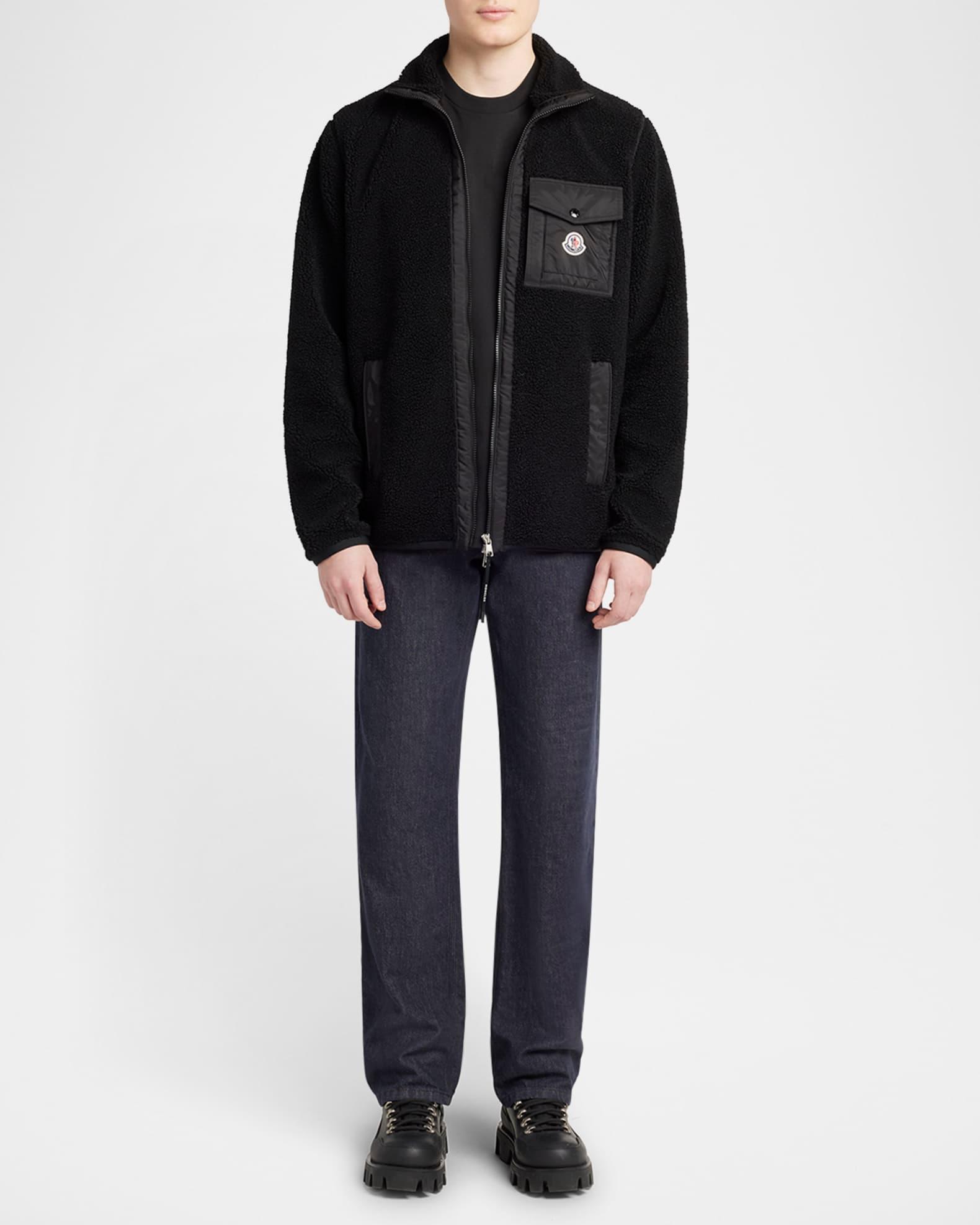 Men's Teddy Boucle Full-Zip Jacket Product Image