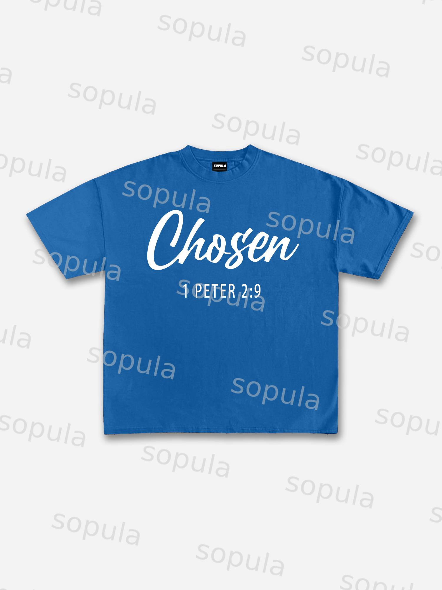 Cowboy Rodeo Graphic Print Cotton T-shirt Product Image