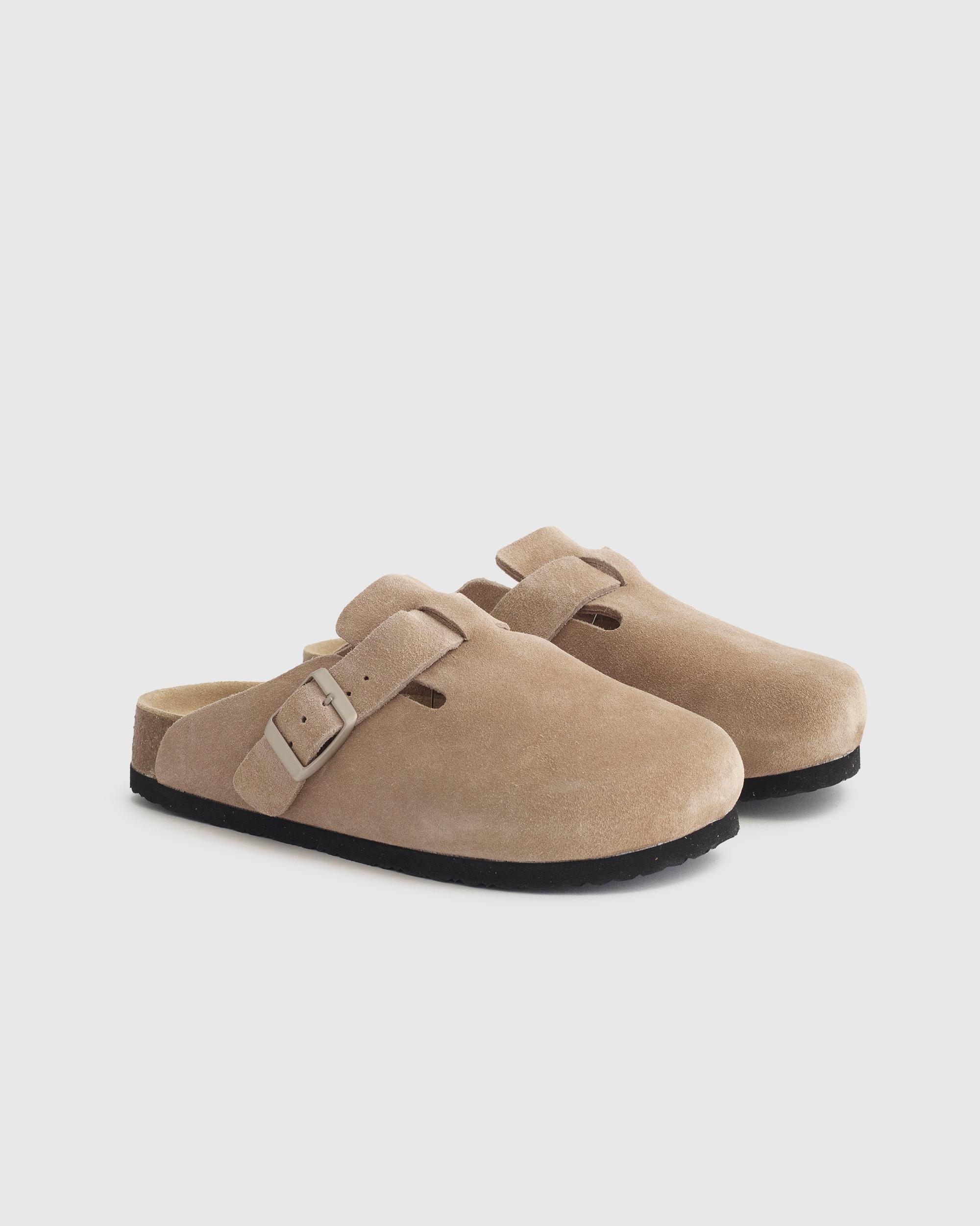 Quince | Women's Water Repellent Suede Clog Mule Leather Product Image