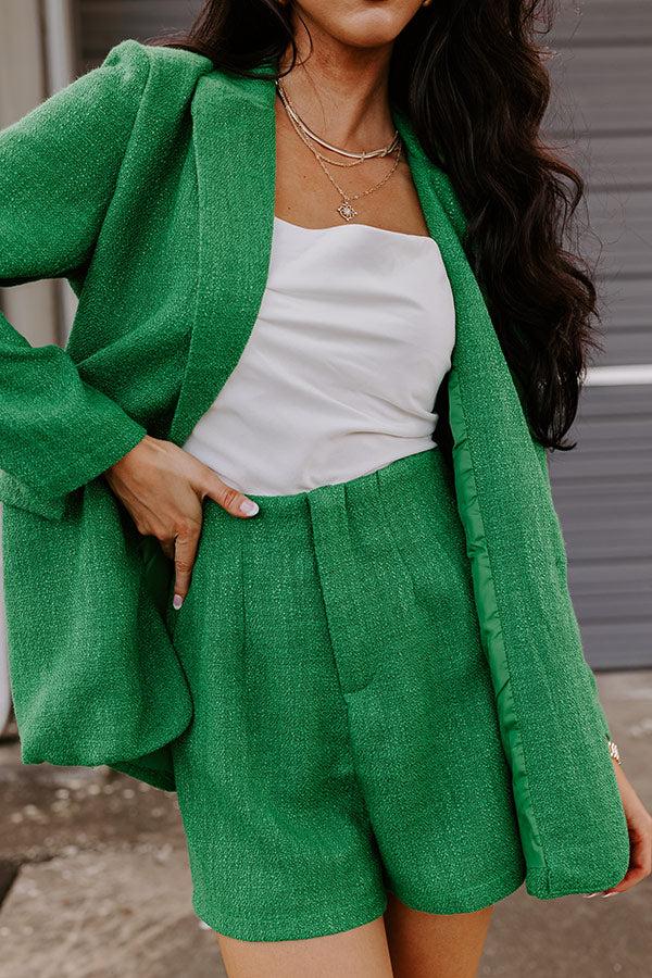 Joy To The World High Waist Tweed Shorts Product Image