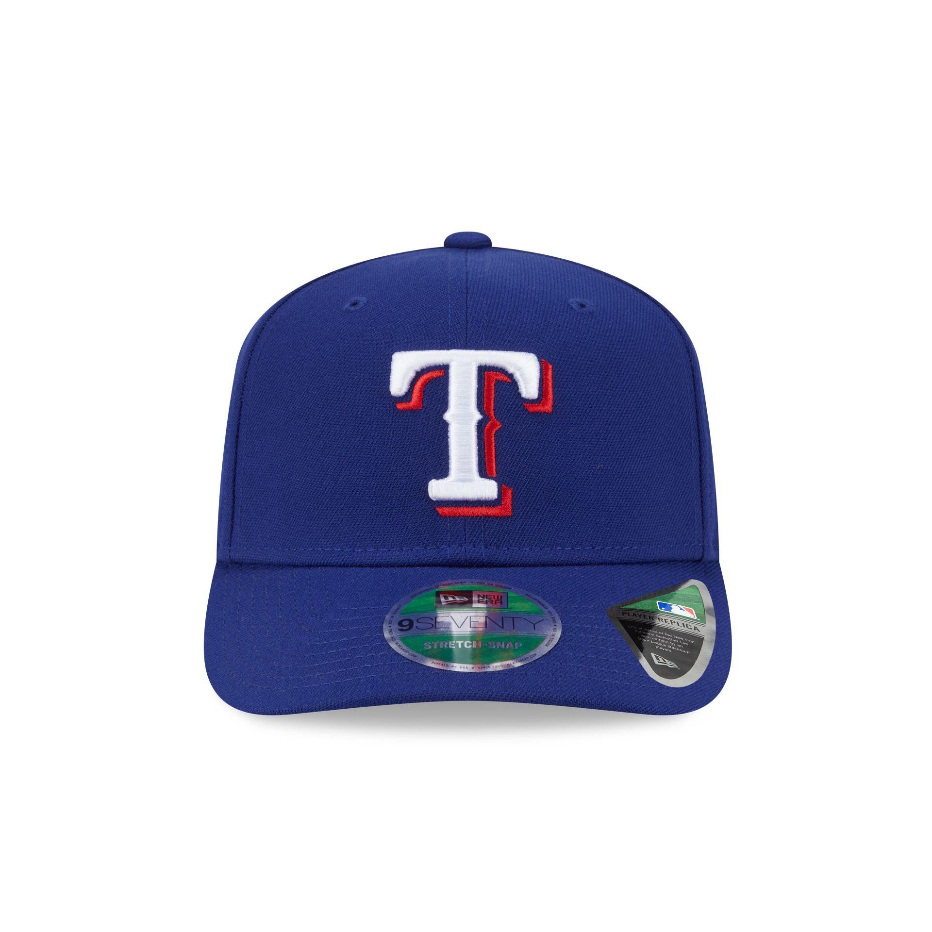 Texas Rangers Game Authentic Collection 9SEVENTY Stretch-Snap Hat Male Product Image