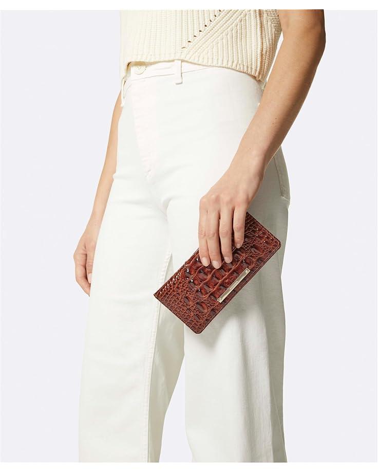 Devin Saffiano Leather Zip Card Case Product Image