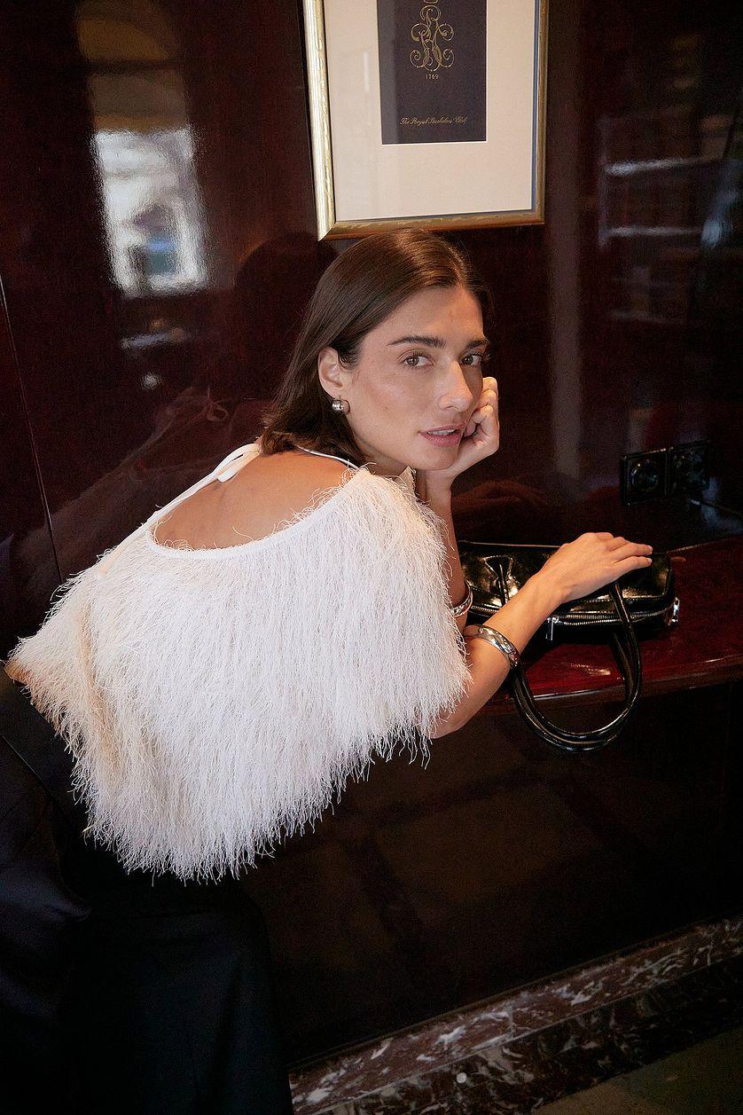 Short Sleeve Fringe Top Product Image