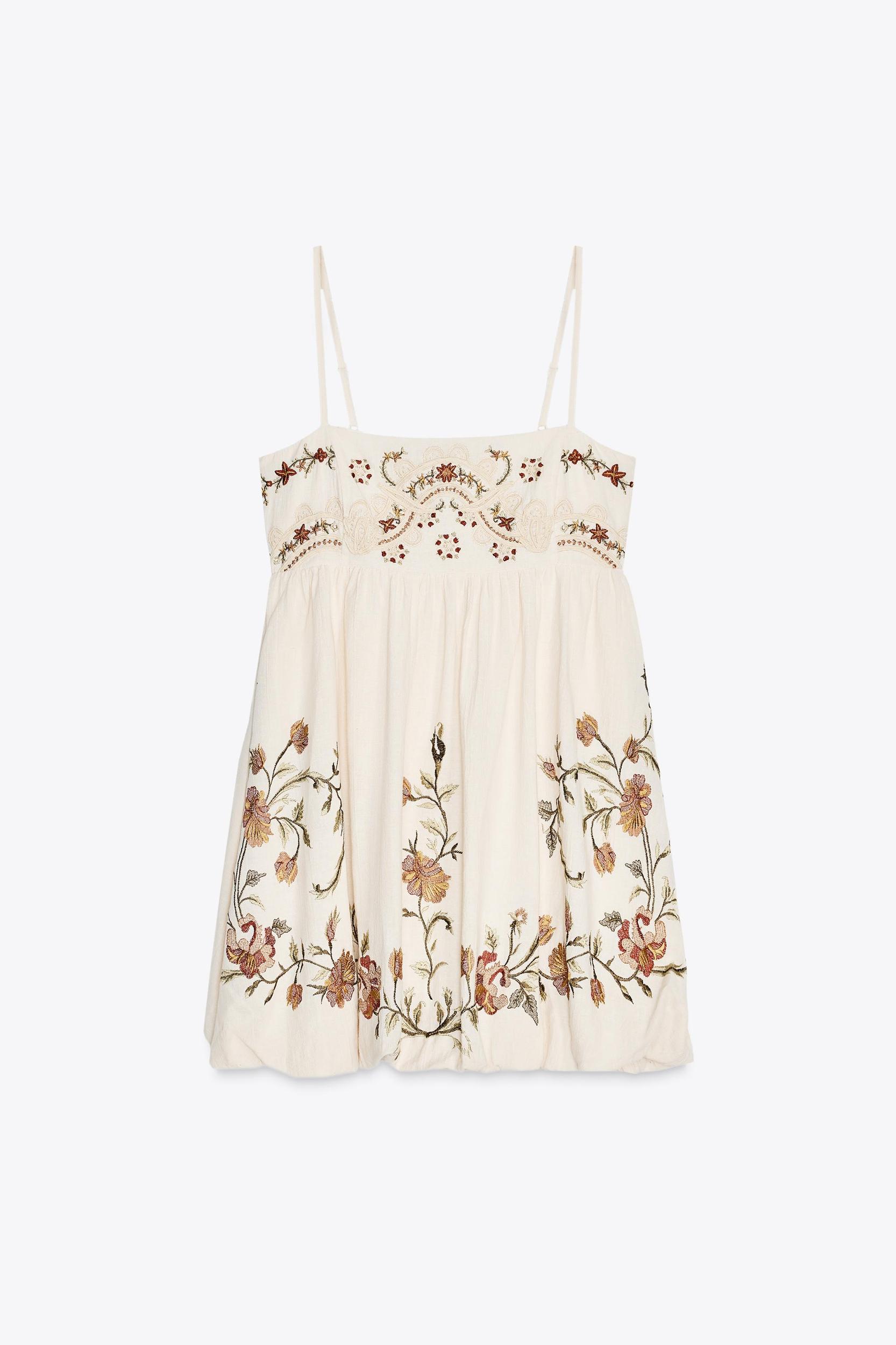 ZW COLLECTION FLORAL EMBROIDERED SHORT DRESS Product Image