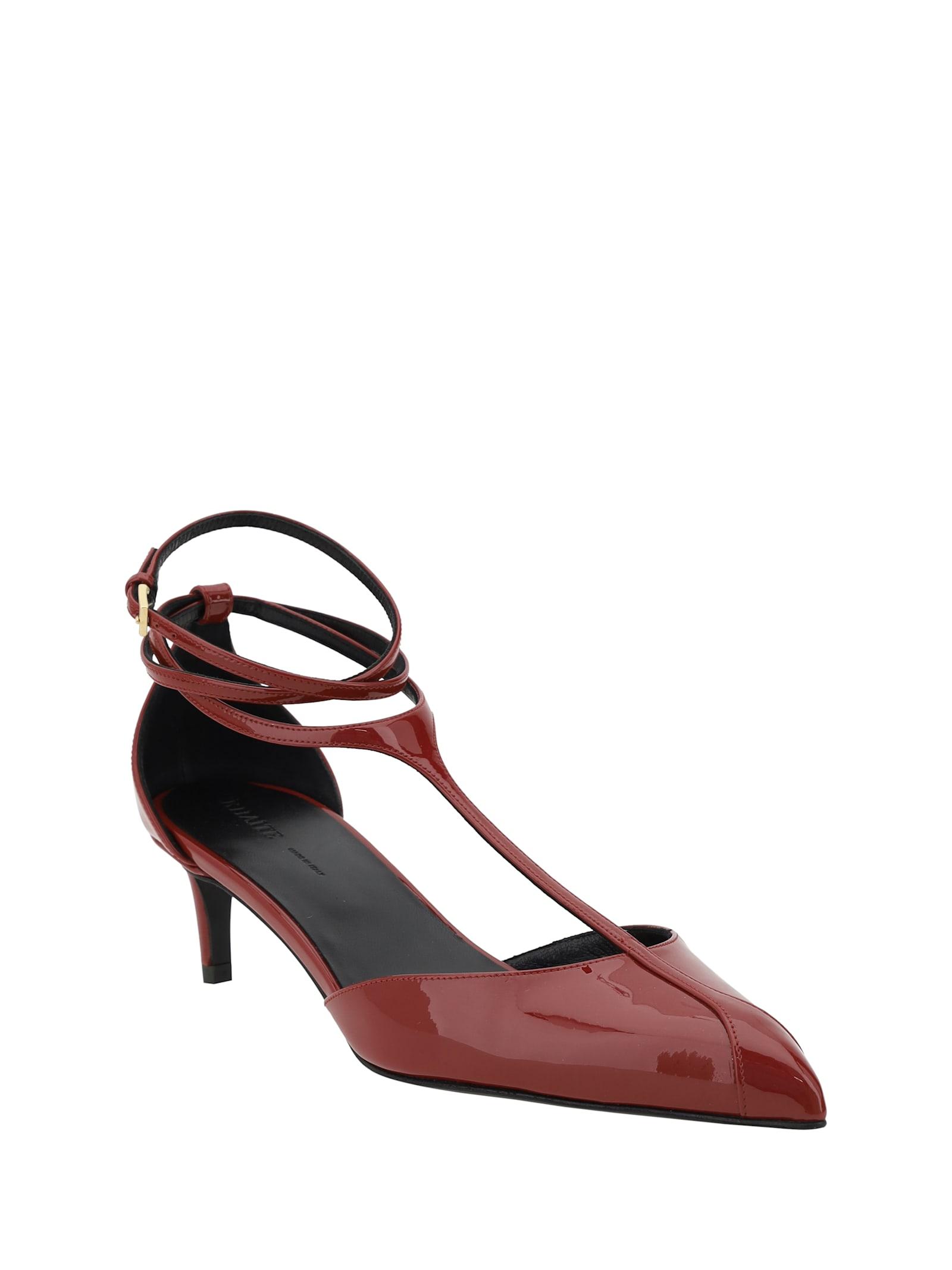 KHAITE Mia 45 Patent Leather Pumps In Red Product Image