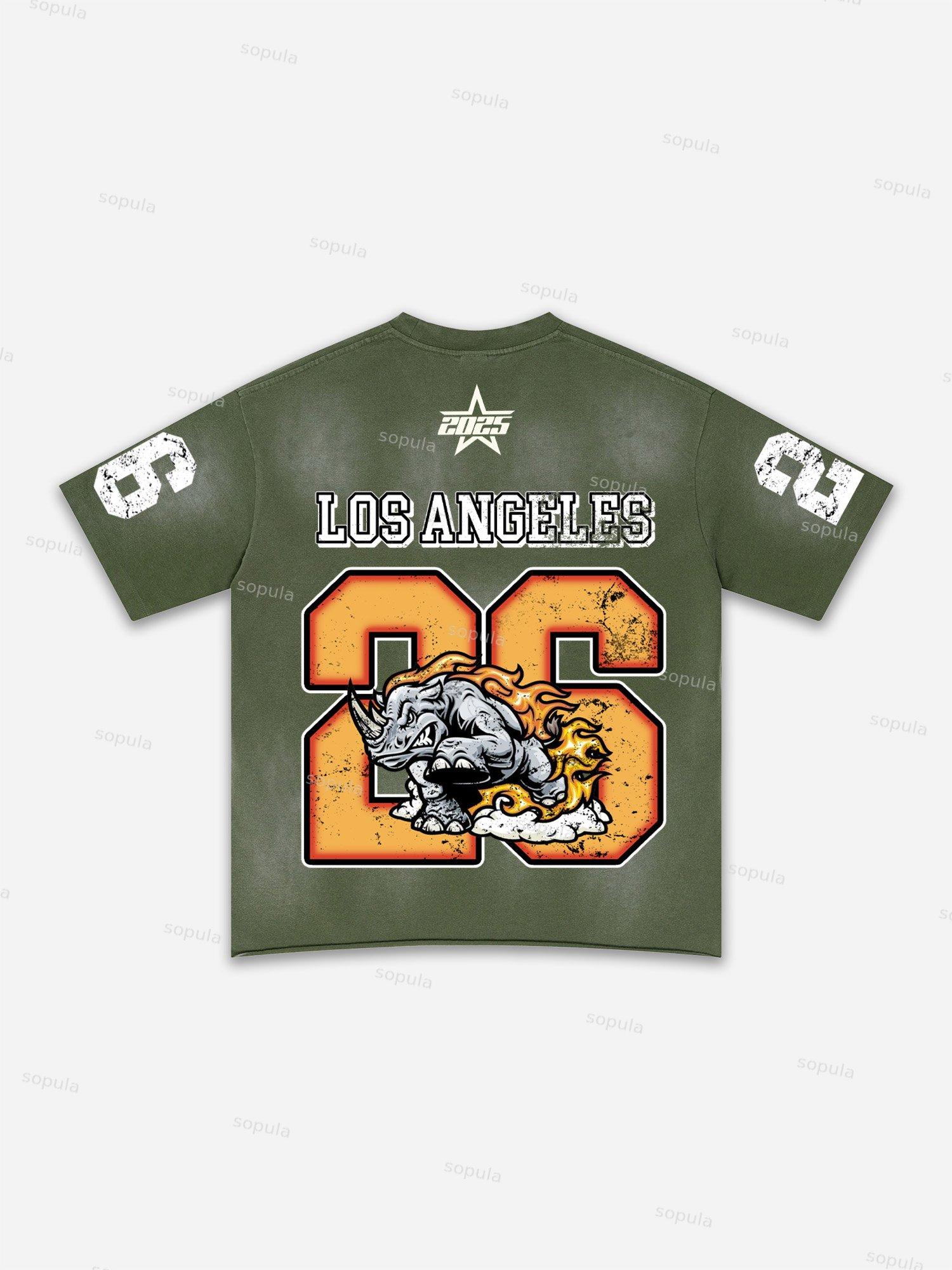 26 Legendary Animal Motion Vintage Graphic Washed T-shirt Product Image