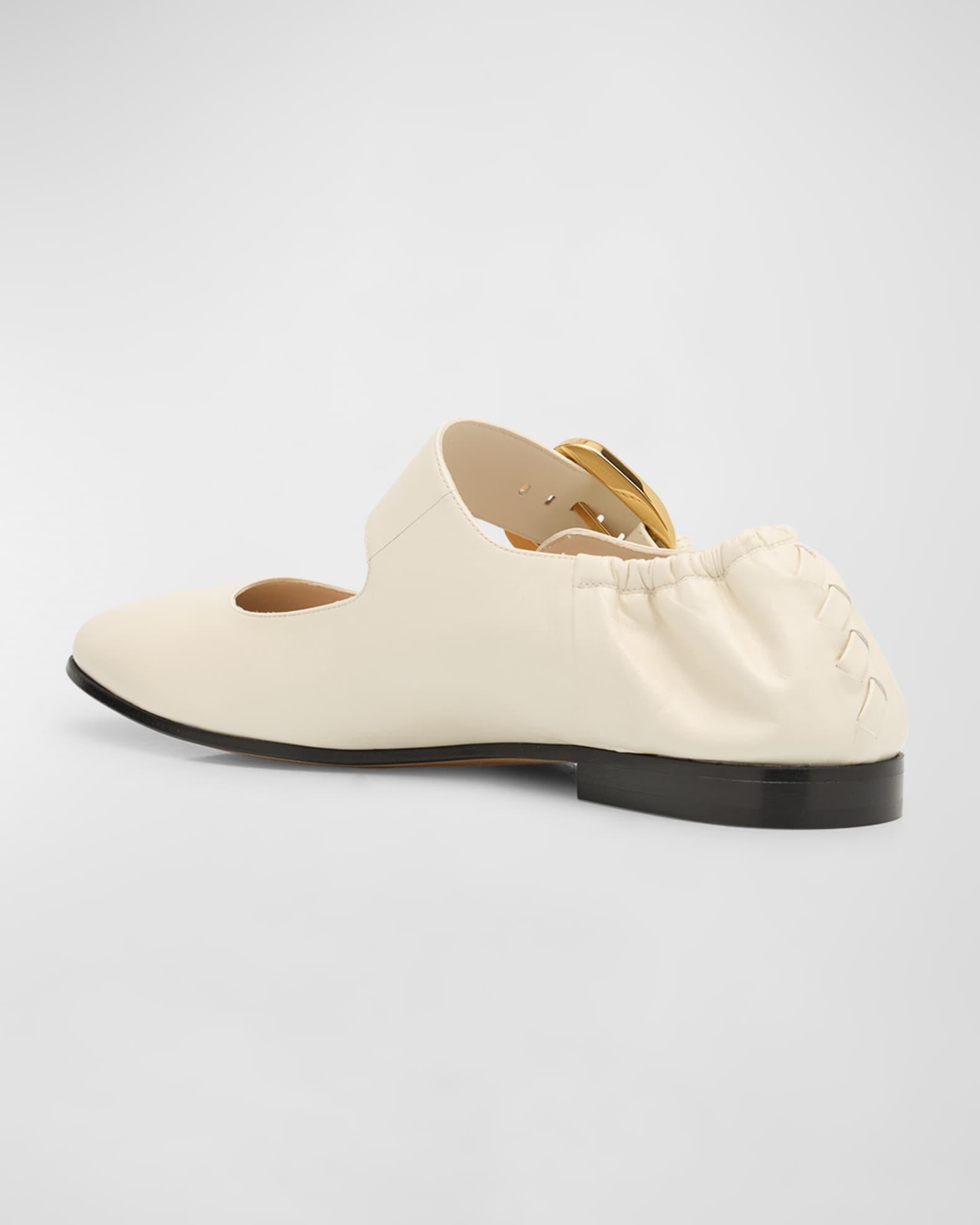 Astaire Leather Mary Jane Ballerina Flats Product Image