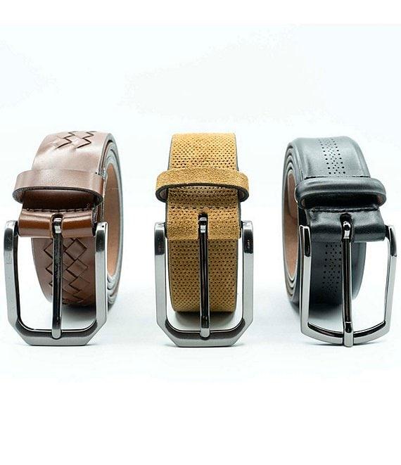 Flag LTD. Men's Noble Perforated Leather Belt Product Image
