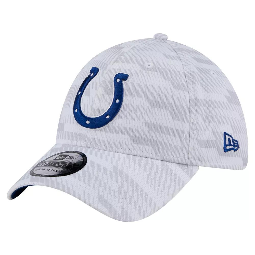 Men's New Era  White Indianapolis Colts Gameday Graded 39THIRTY Flex Hat, Size: Small/Medium Product Image