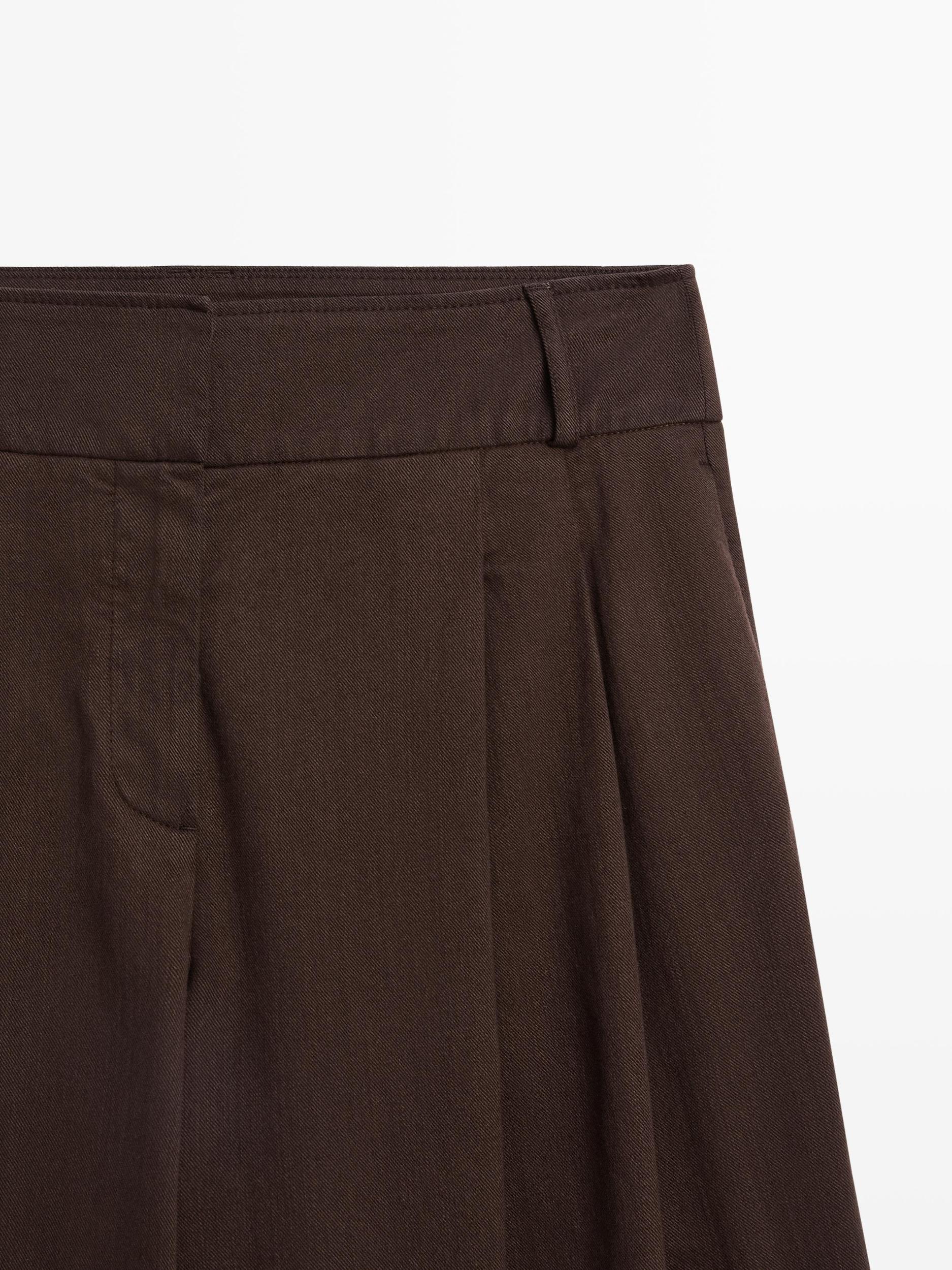 High-waist wide-leg trousers Product Image