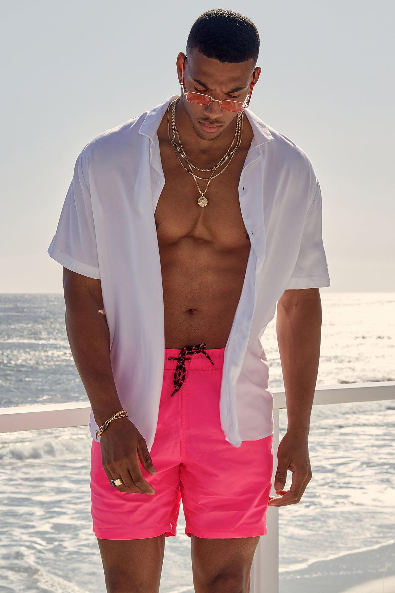 Dawson Relaxed Short Sleeve Cuban Collar Shirt - White Product Image