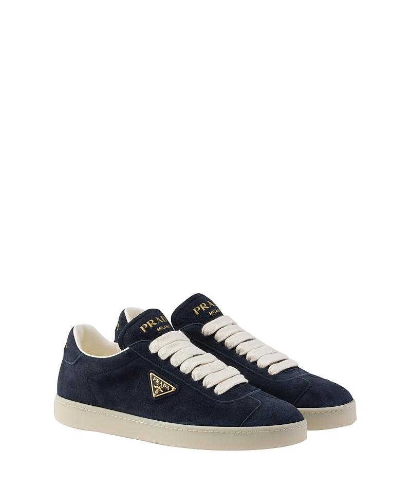 Prada Womens Suede Sneakers Product Image