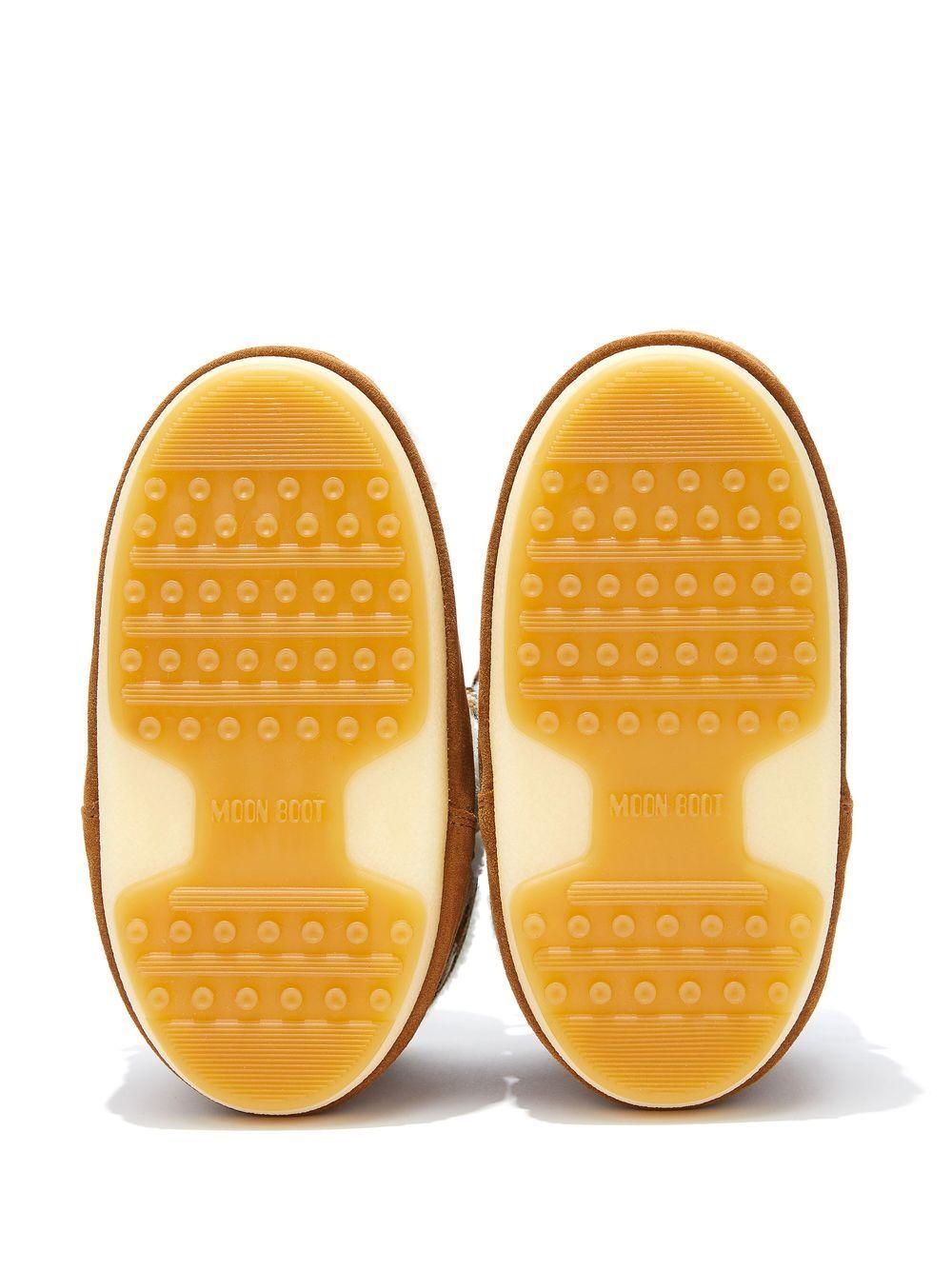 shearling lace-up boots Product Image