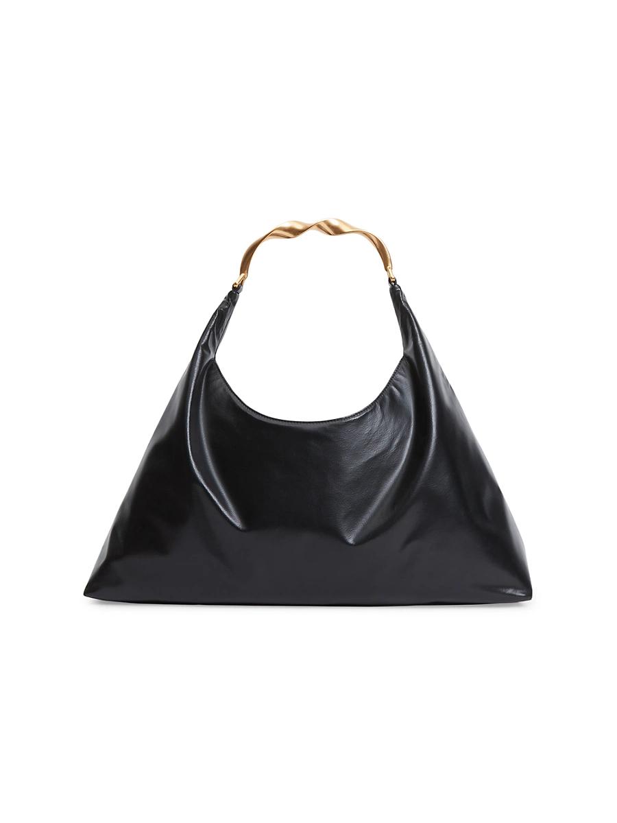 Womens Twisted Handle Hobo Bag Product Image