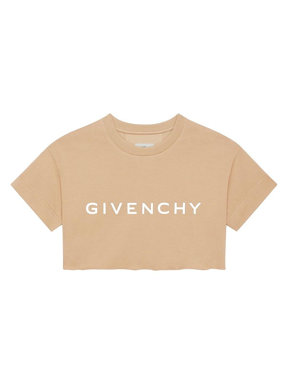 Womens Archetype Cropped T-Shirt in Cotton Product Image