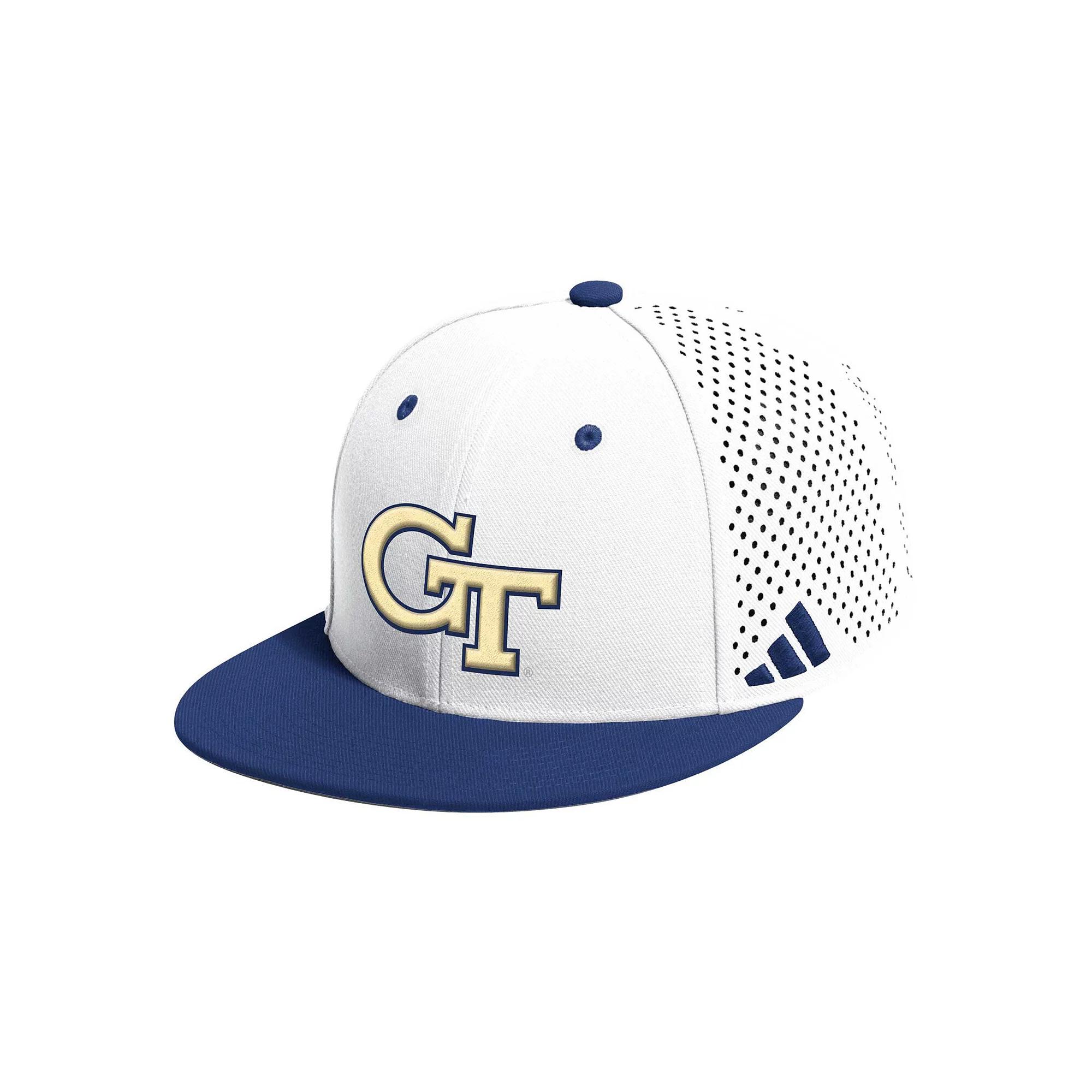 Men's adidas White Georgia Tech Yellow Jackets On-Field Baseball Fitted Hat, Size: 7 5/8, Nc2 White Product Image