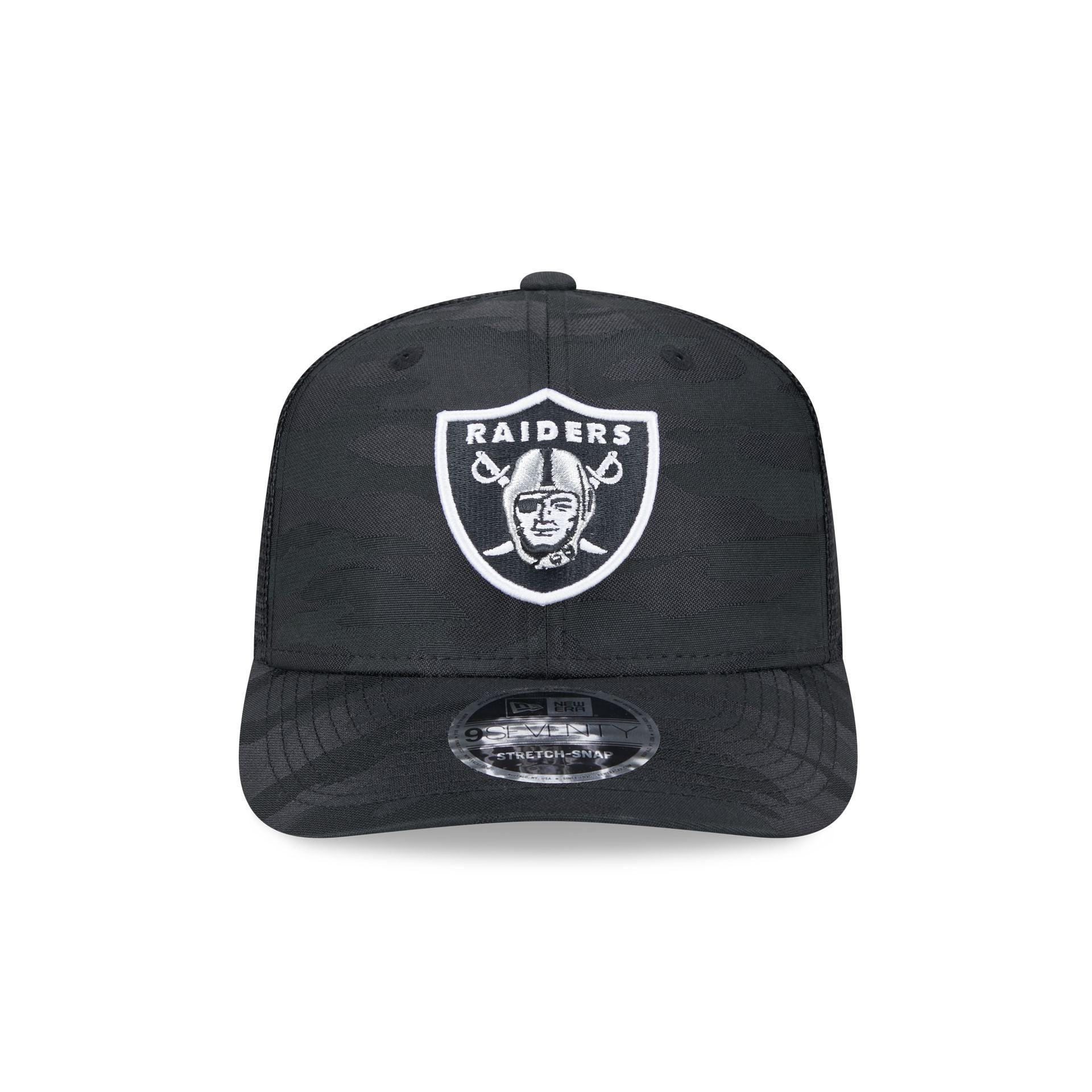 Las Vegas Raiders Camo 9SEVENTY Trucker Stretch-Snap Hat Male Product Image