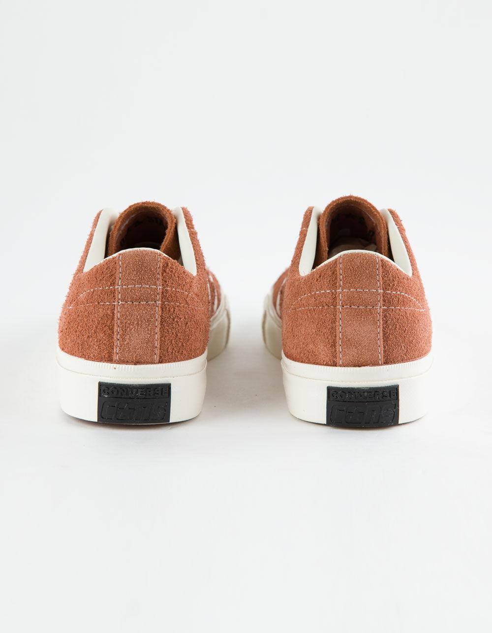 CONVERSE One Star Academy Pro Suede Shoes - BURNT ORANGE Product Image