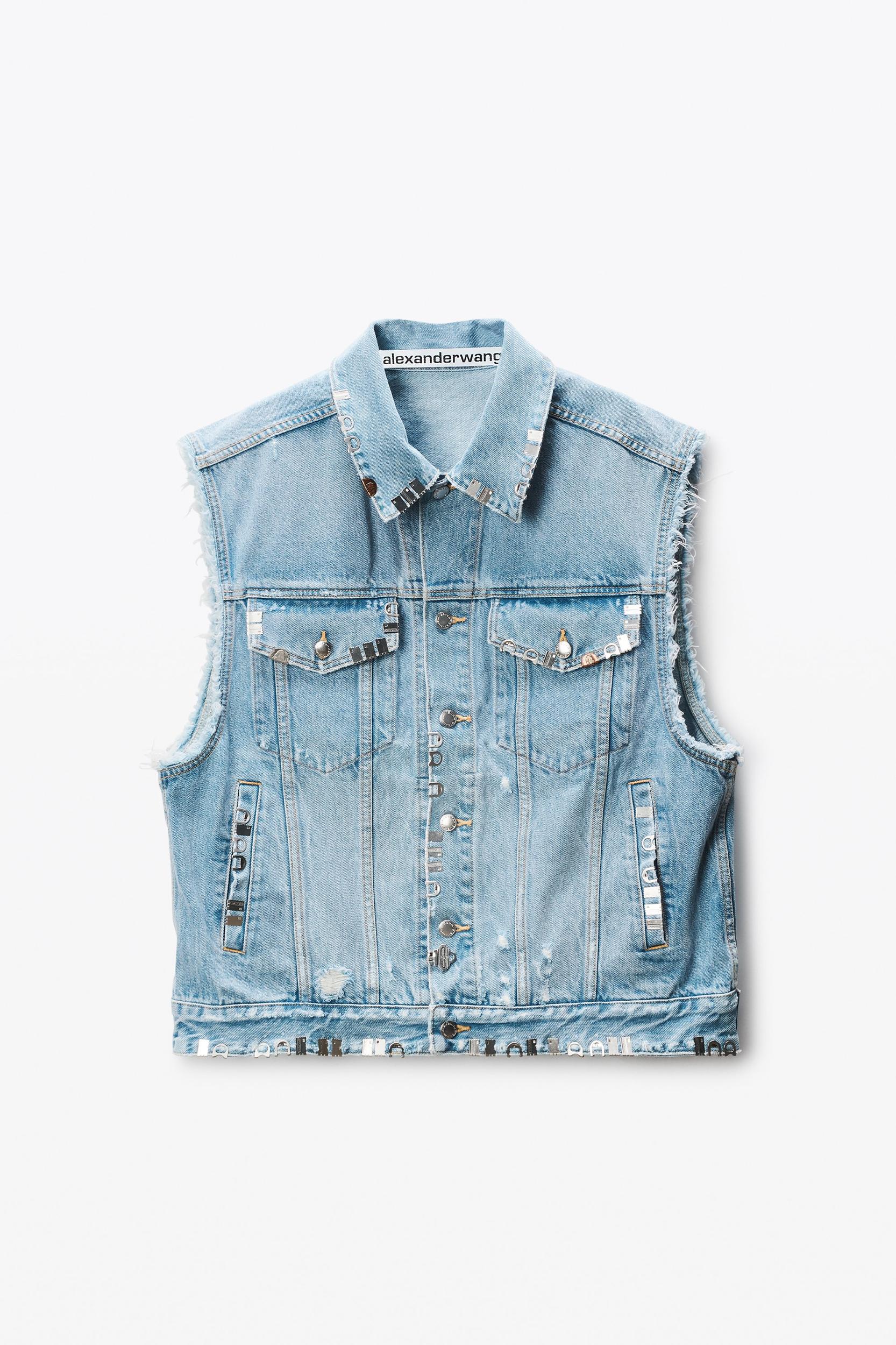 Regen Denim Oversized Vest Product Image