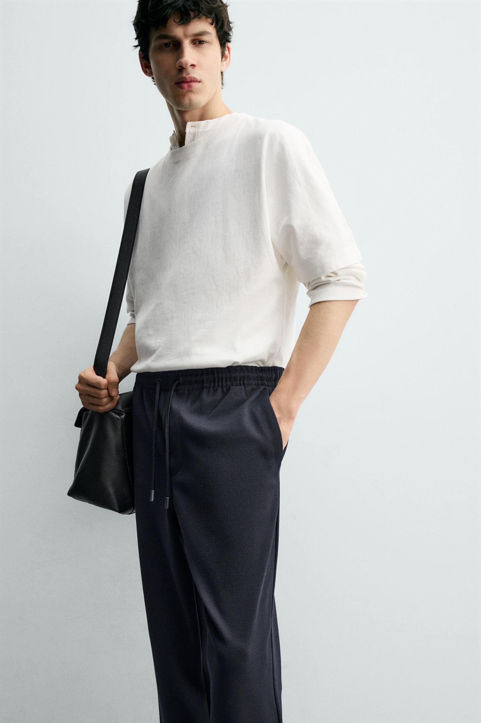 COMFORT NON-IRON JOGGER-WAIST PANTS Product Image