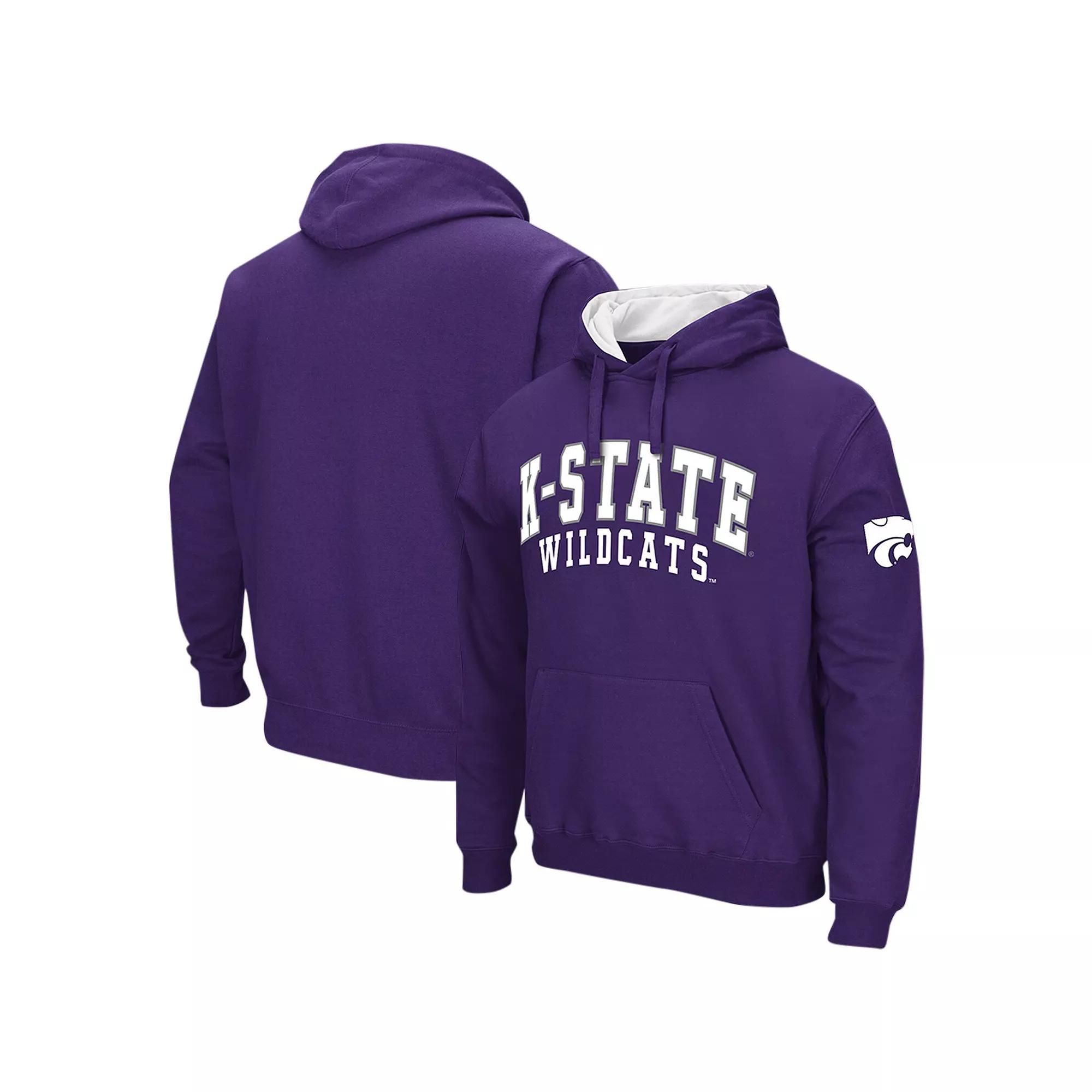 Men's Colosseum Purple Kansas State Wildcats Double Arch Pullover Hoodie,  Product Image