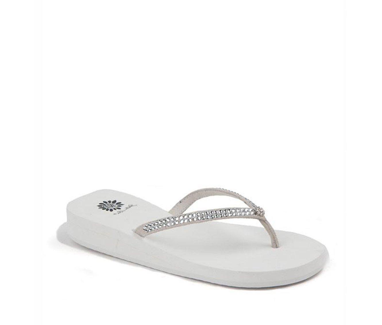 Women's Yellow Box Jello Flip-Flops Product Image