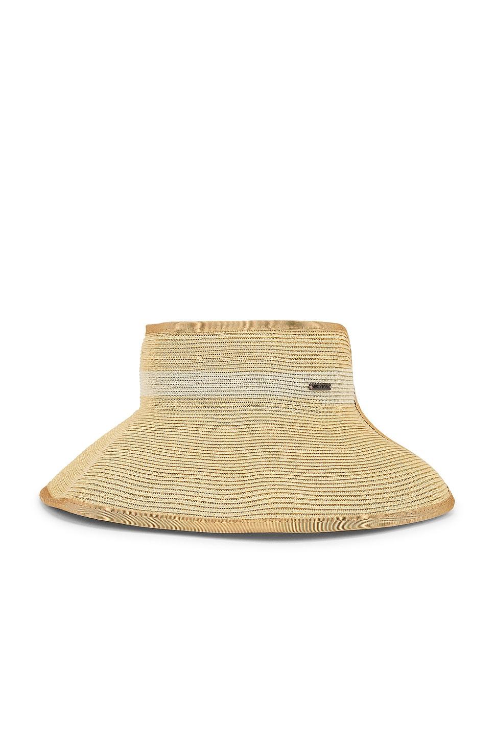 Ivy Packable Straw Visor Brixton Product Image