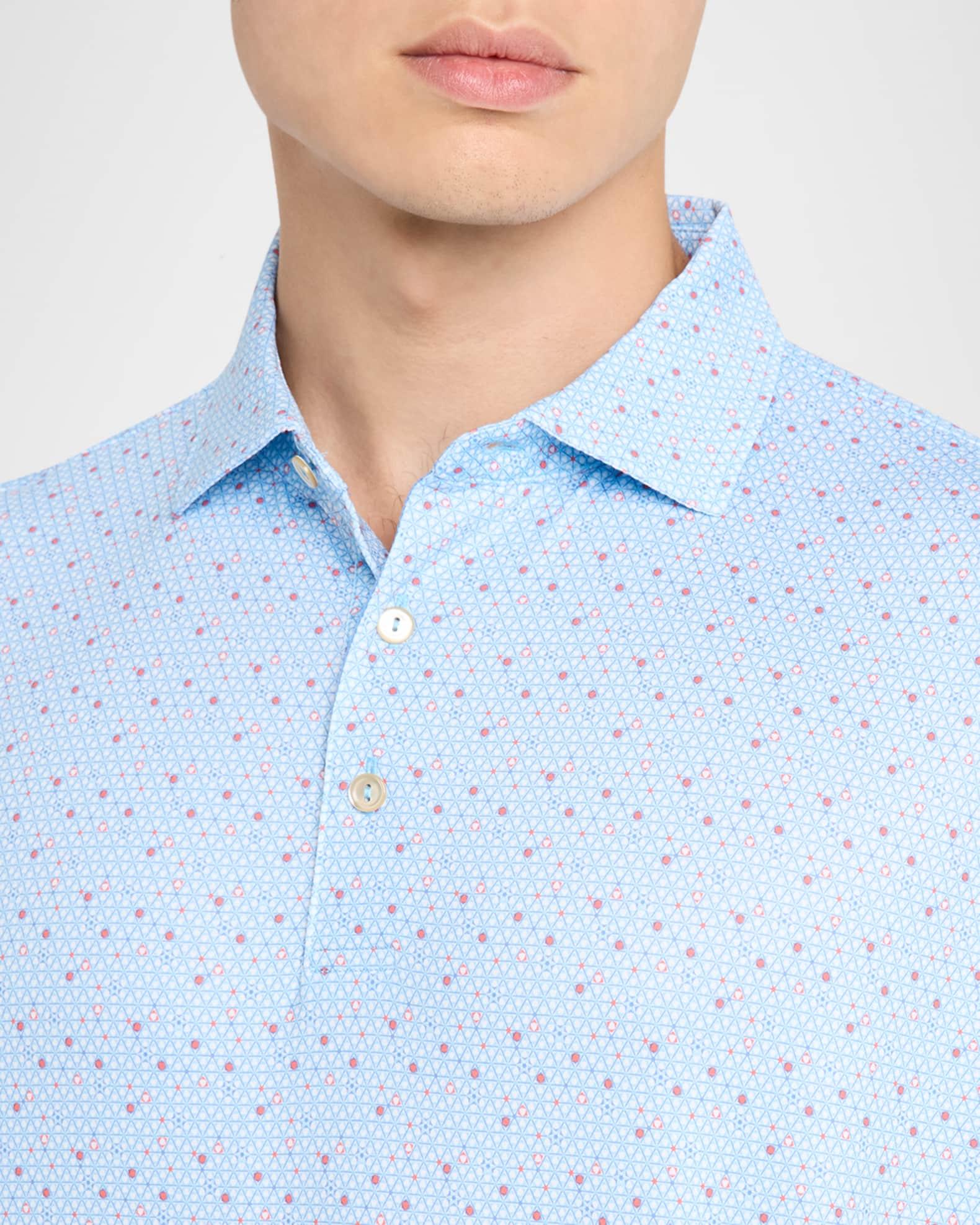 Men's Costanzo Geo Performance Jersey Polo Product Image