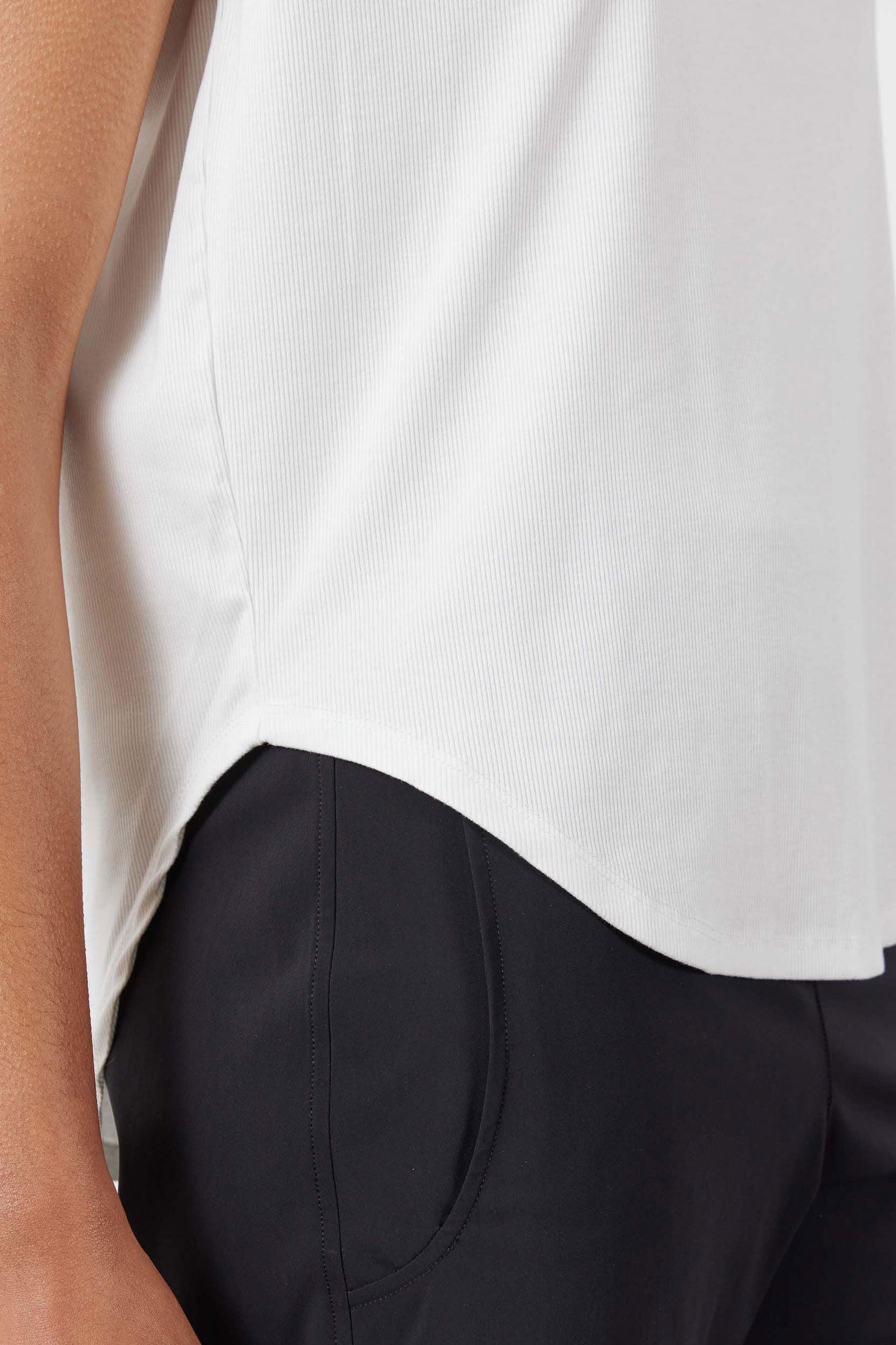 The Ribbed Tuck-In Tee Product Image