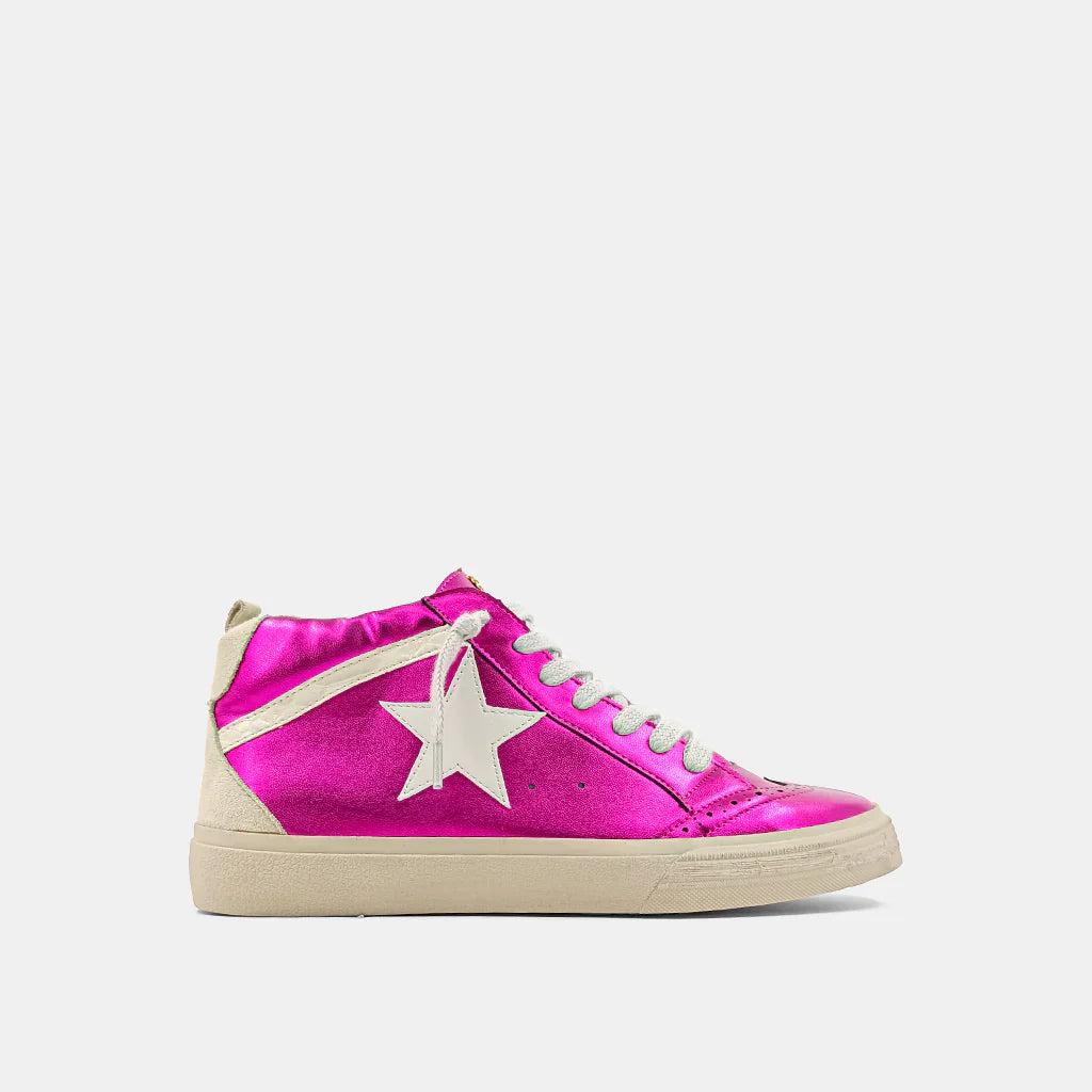 Bright Pink Paulina Sneakers with Enhanced Comfort & Unique Style Product Image