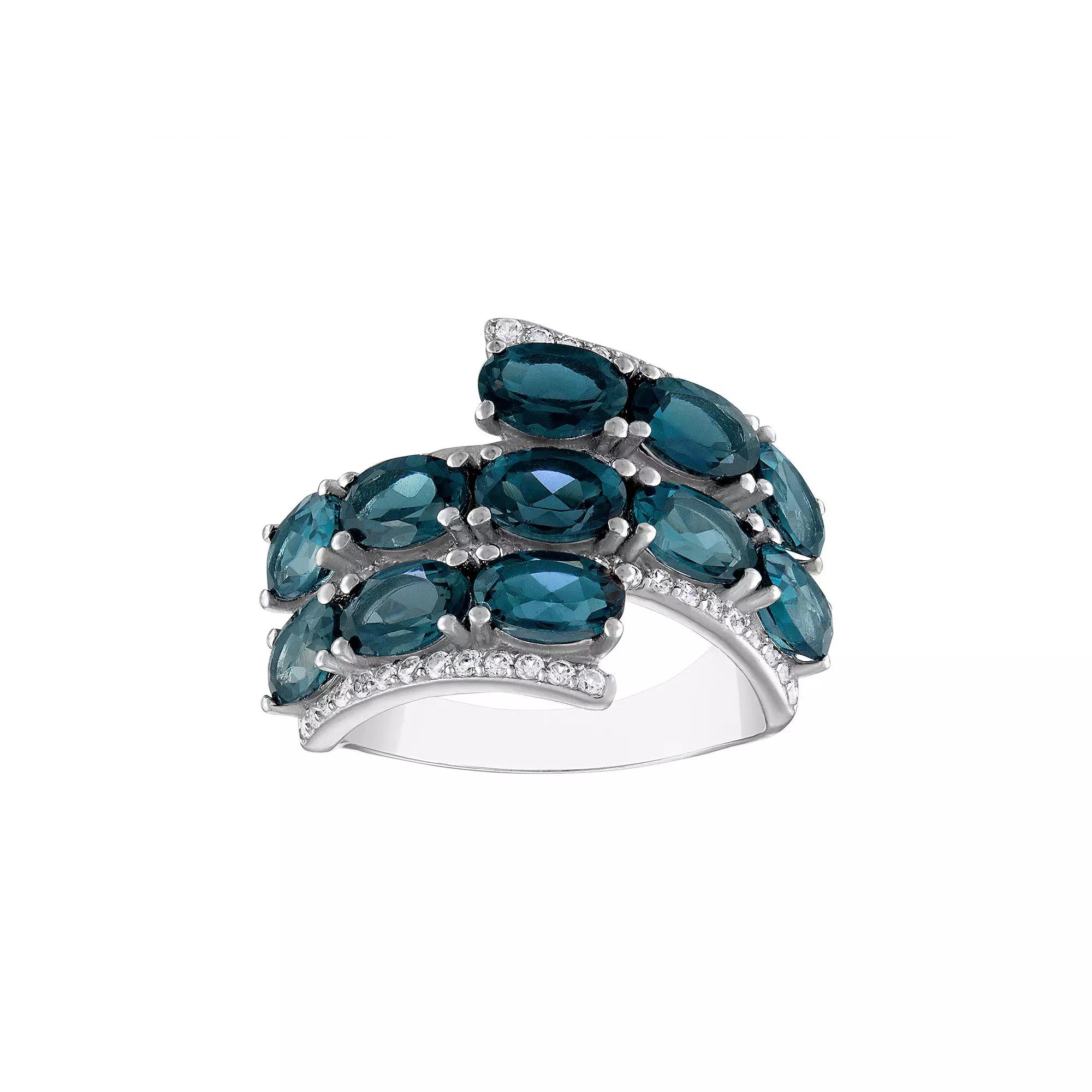 Designs by Gioelli Sterling Silver London Blue Topaz Ring, Women's,  Product Image
