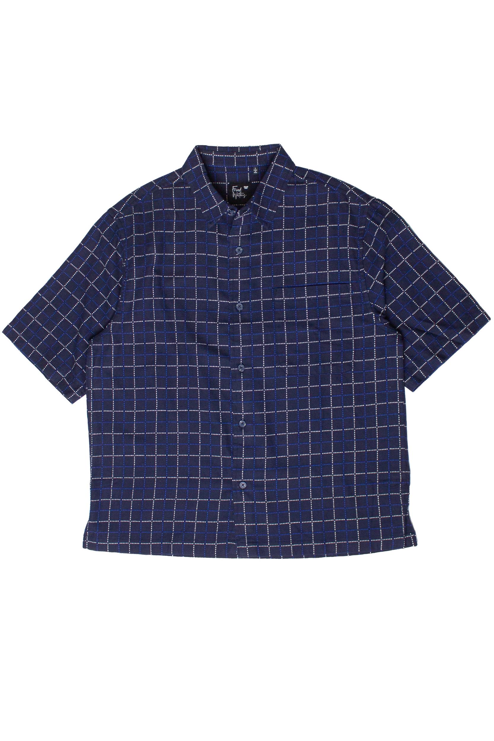 Grid Pattern Button Up Shirt Product Image