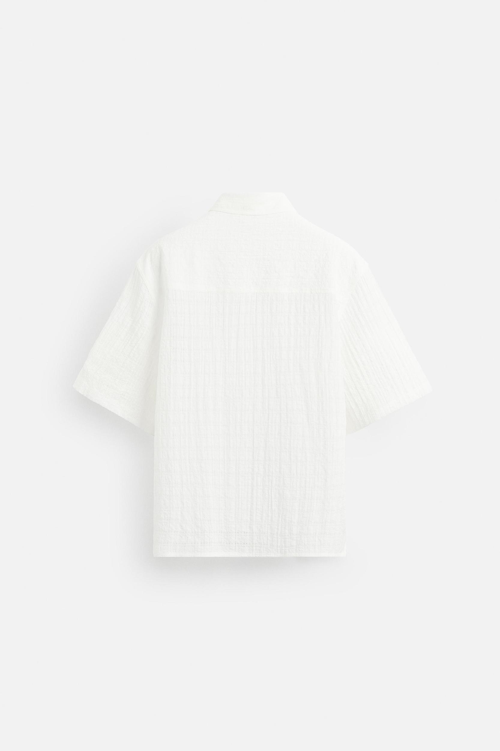 TEXTURED PLAID SHIRT Product Image