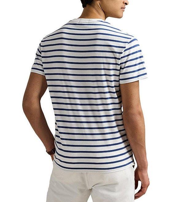 Polo Ralph Lauren Classic Fit Striped Jersey Short Sleeve T-Shirt Product Image