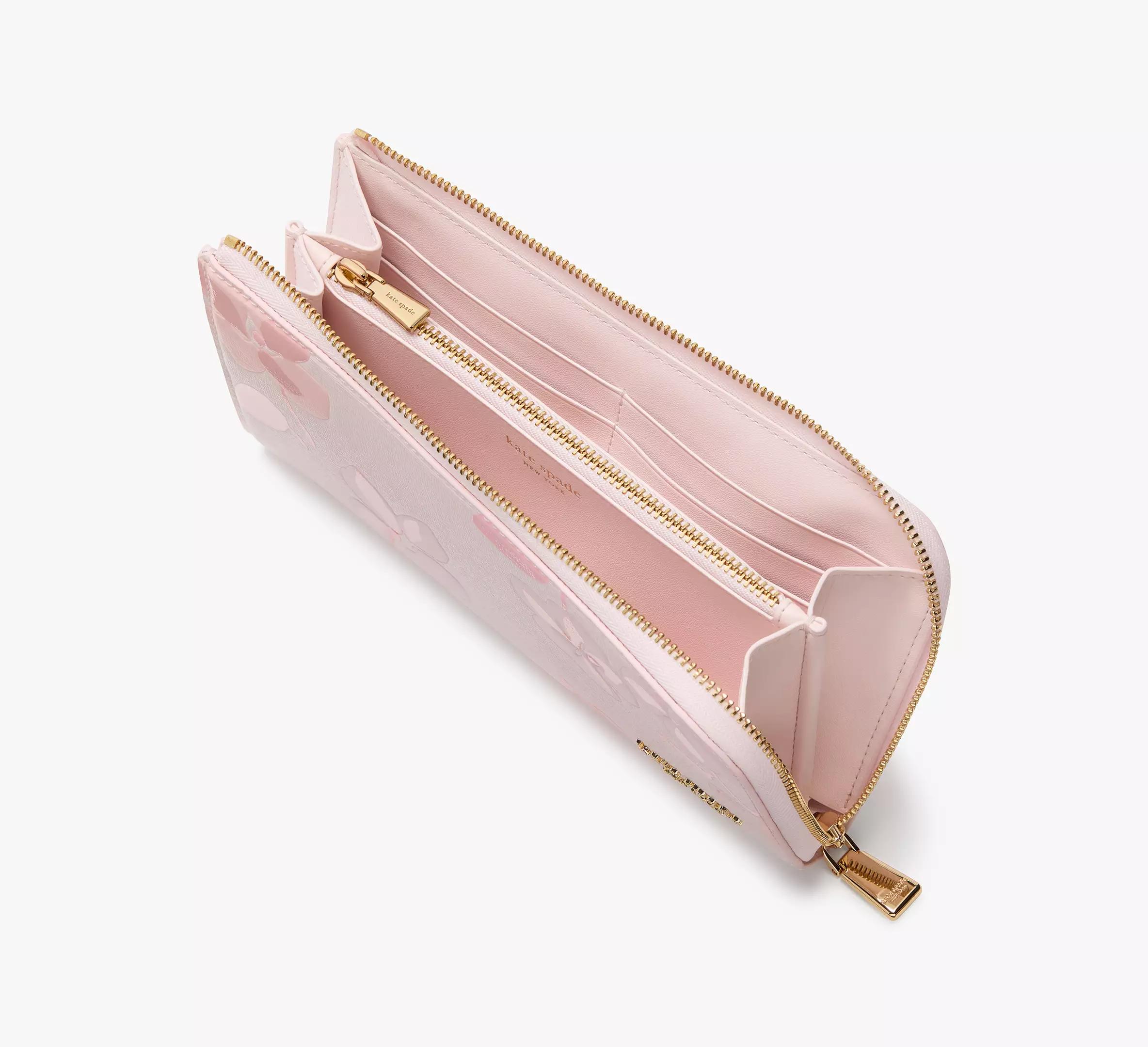 Devin Spring Pansies Zip-around Continental Wallet Product Image