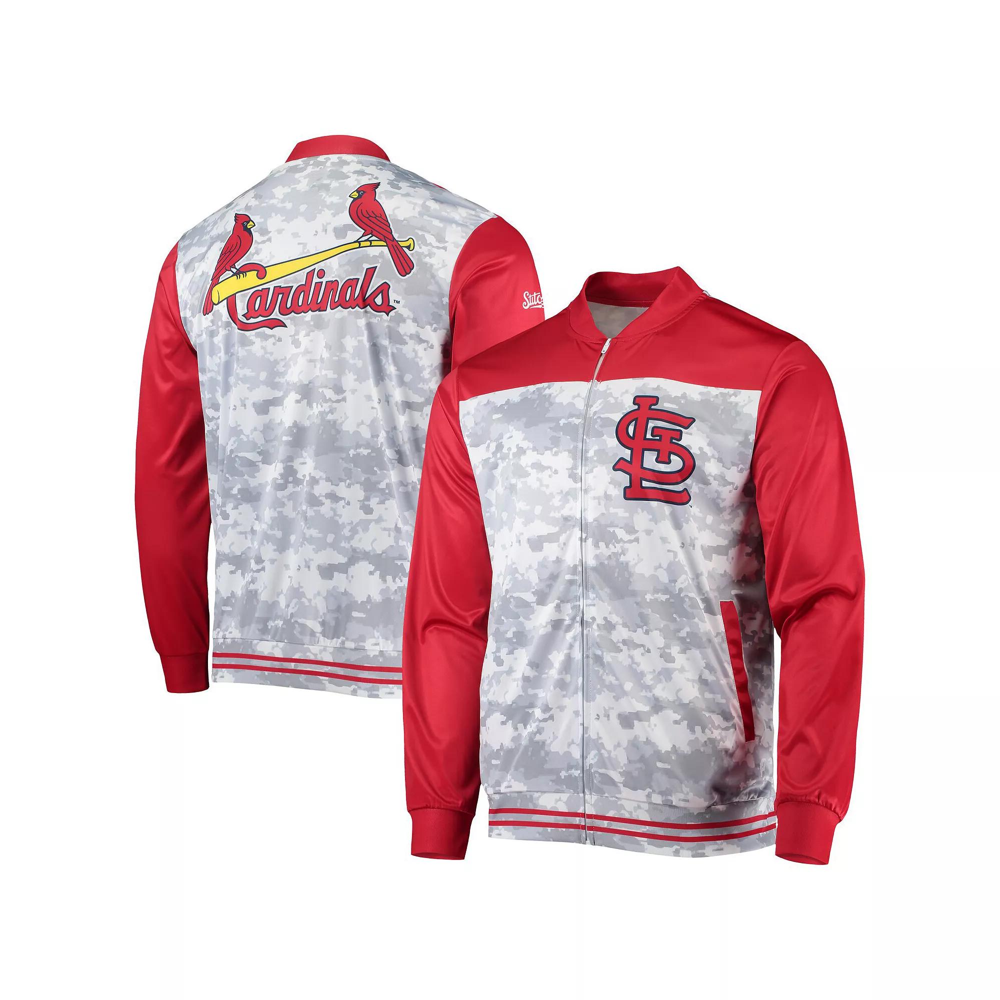 Mens Stitches St. Louis Cardinals Camo Full-Zip Jacket Product Image