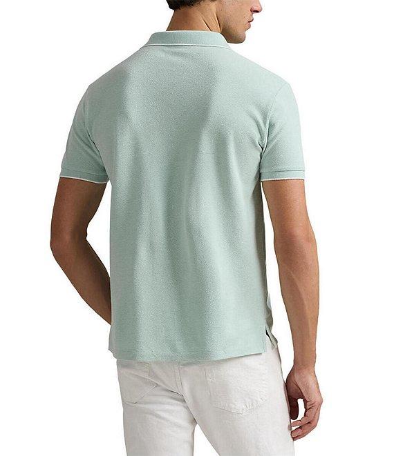 Polo Ralph Lauren Classic Fit Tipped Stretch Mesh Short Sleeve Polo Shirt Product Image