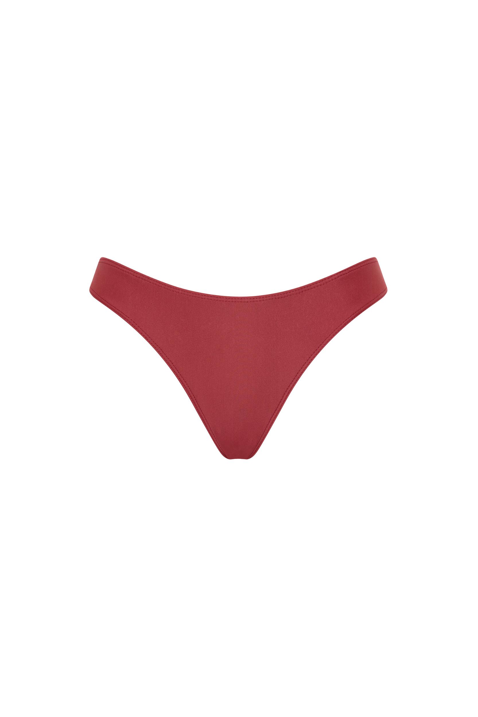 Cabo String One Piece Wine - Final Sale Product Image