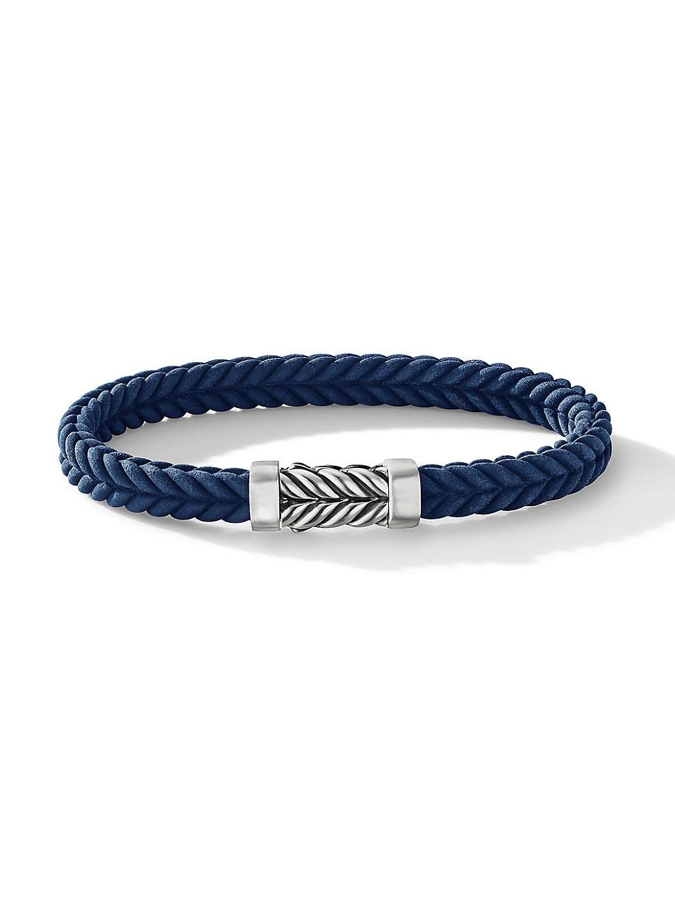 Mens Chevron Rubber Bracelet Product Image