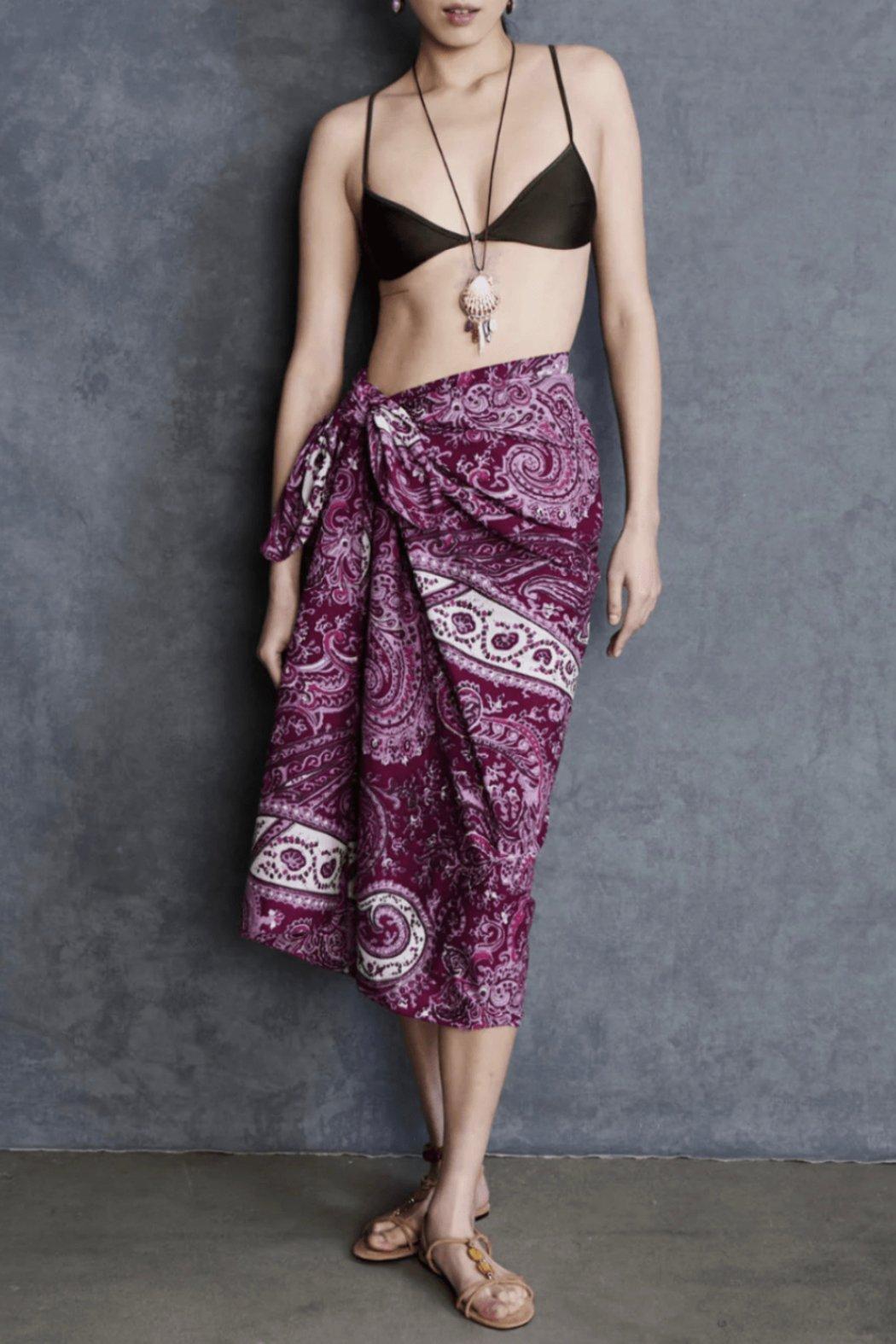 Paisley-Printed Sarong Product Image