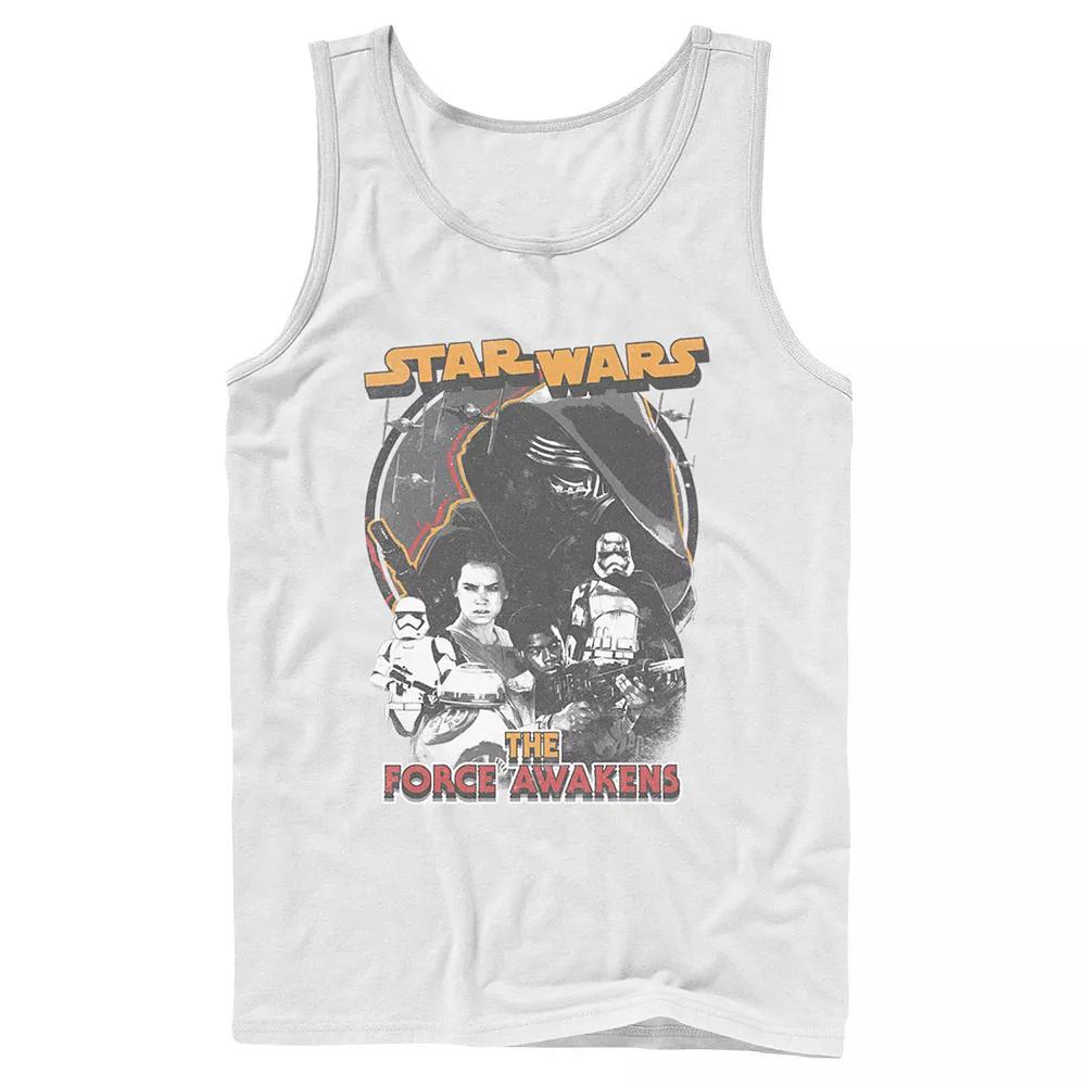 Men's Star Wars The Force Awakens Group Poster Tank Top,  Product Image