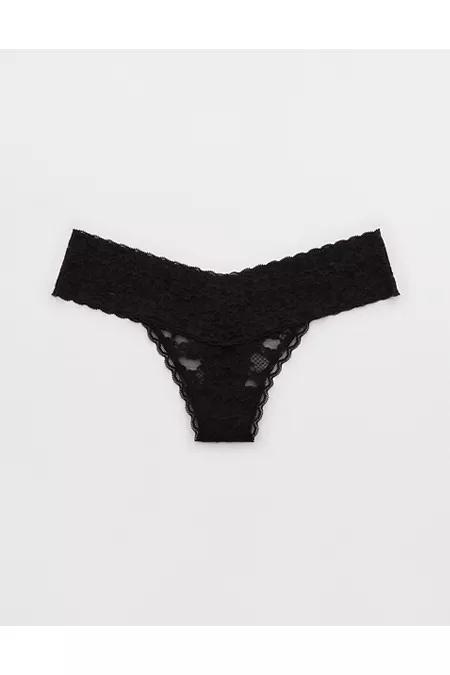 Show Off Vintage Lace Thong Underwear Women's Product Image