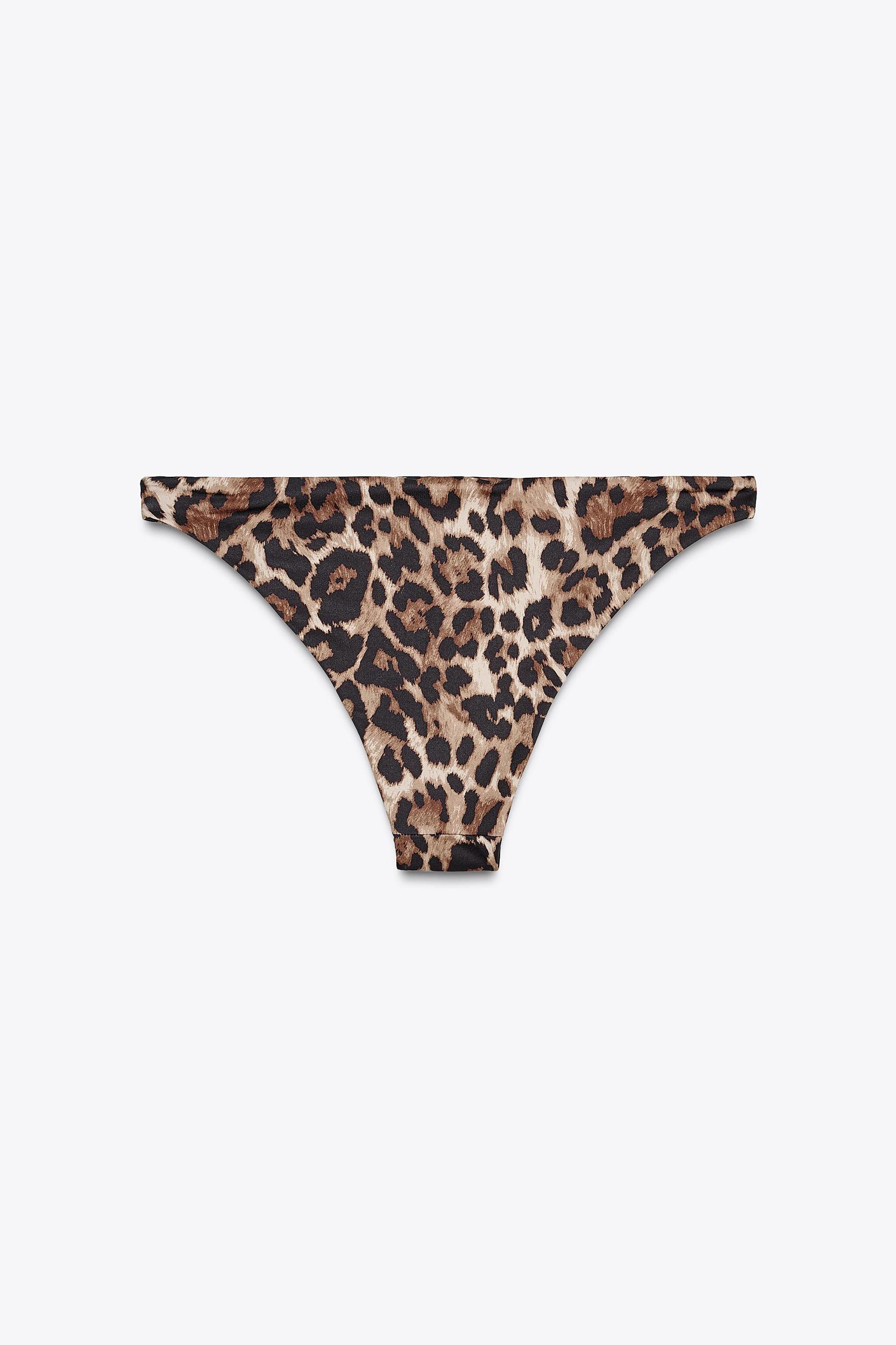 ANIMAL PRINT UNDERWIRE BIKINI TOP Product Image